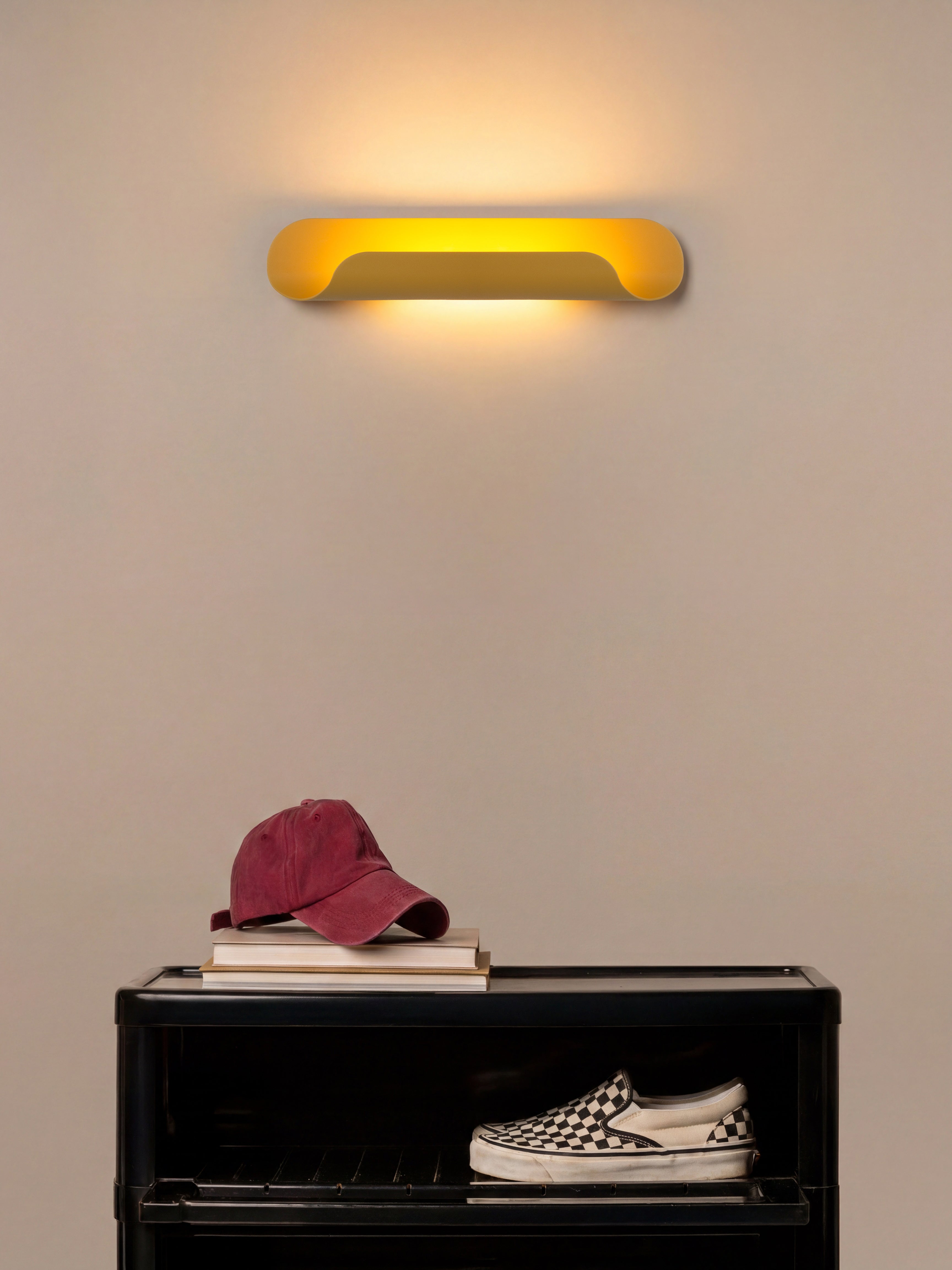 Lampa ścienna ROLL miedziany brązowy