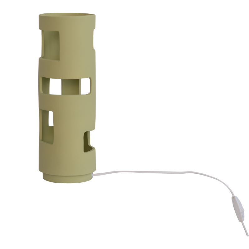 Lampa stołowa LUDICO zielona ceramika