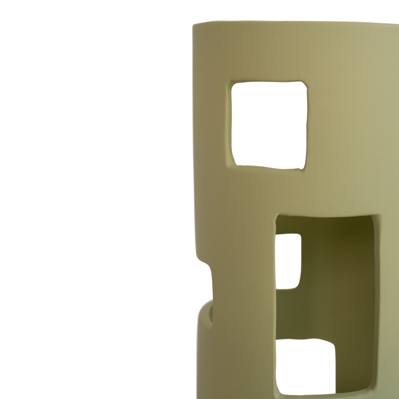 Lampa stołowa LUDICO zielona ceramika