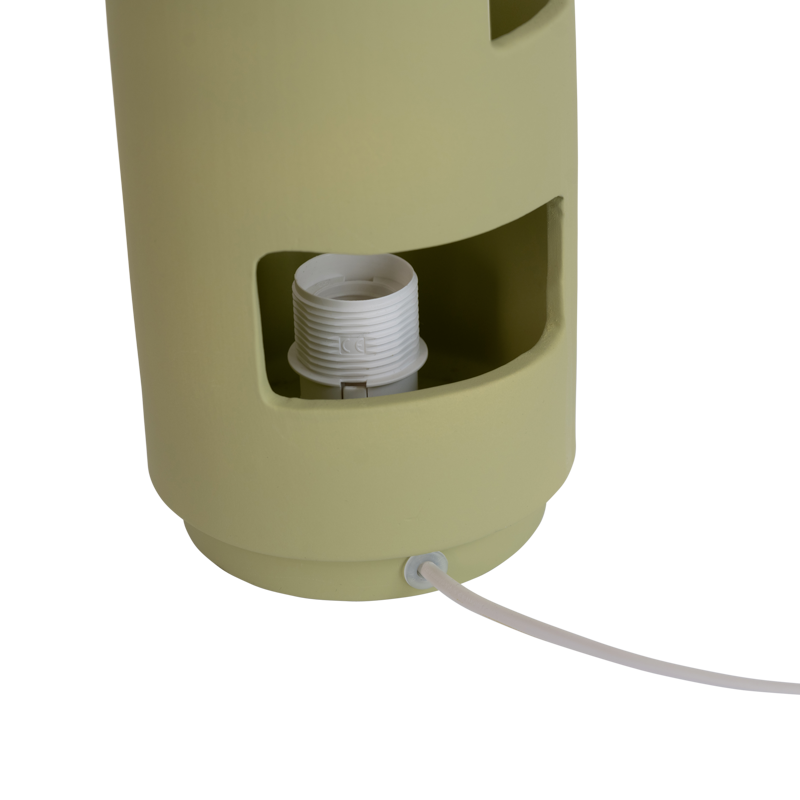 Lampa stołowa LUDICO zielona ceramika