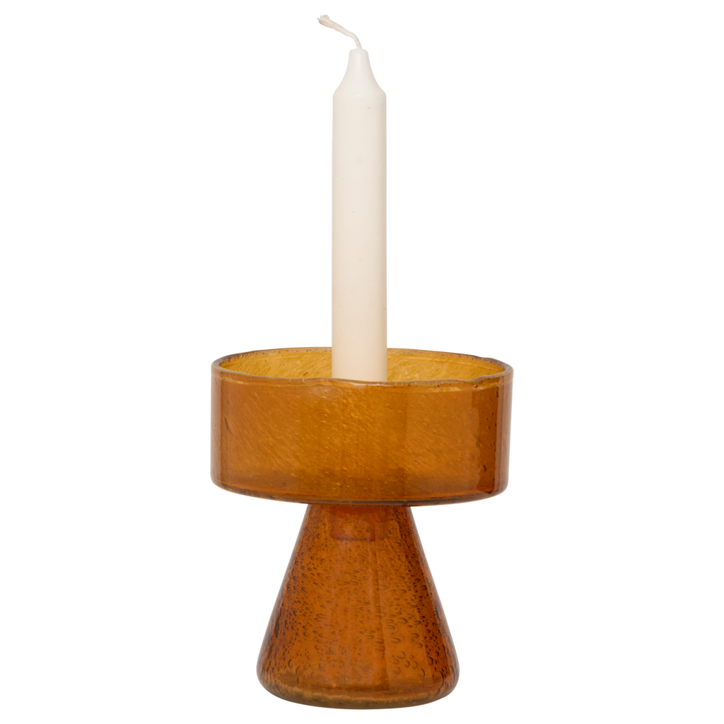 Kerzenhalter CODY pomarańczowe szkło