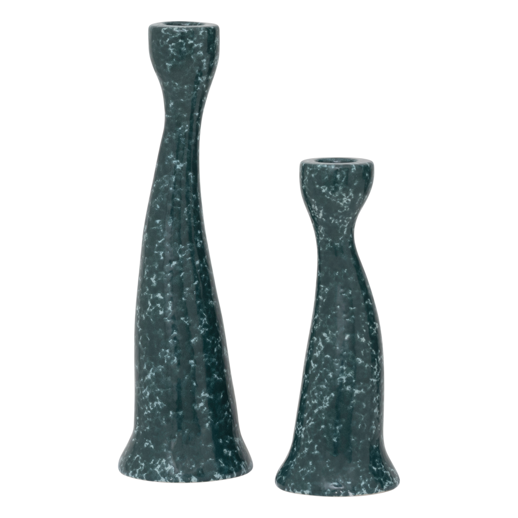 GRACE Candle Holder Green Ceramic