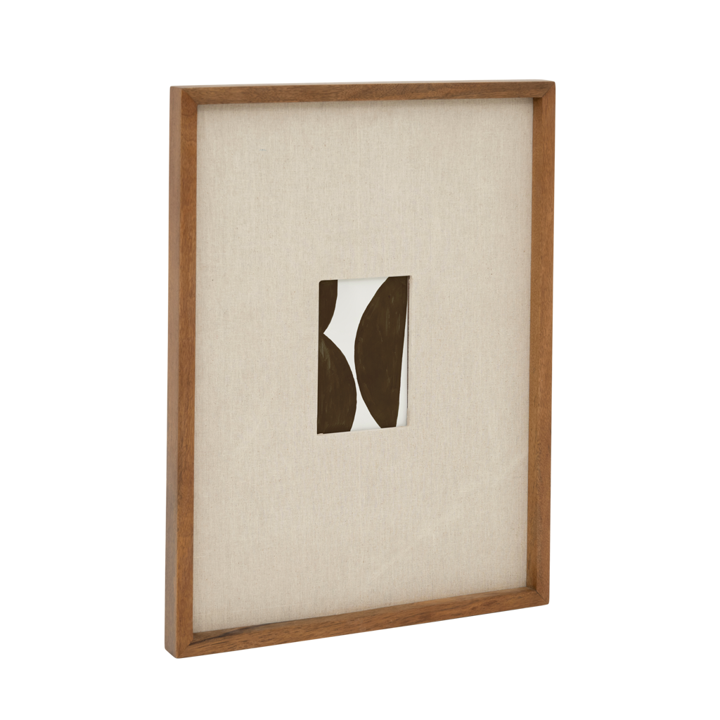 Ramka na zdjęcia IDA drewno mango z lnem