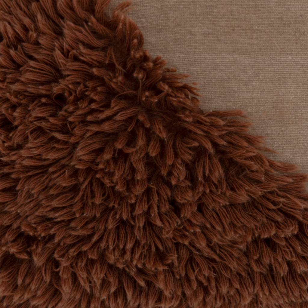 Fur Cushion SIRLE brown