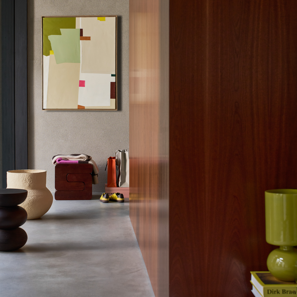 MAJA olive table lamp