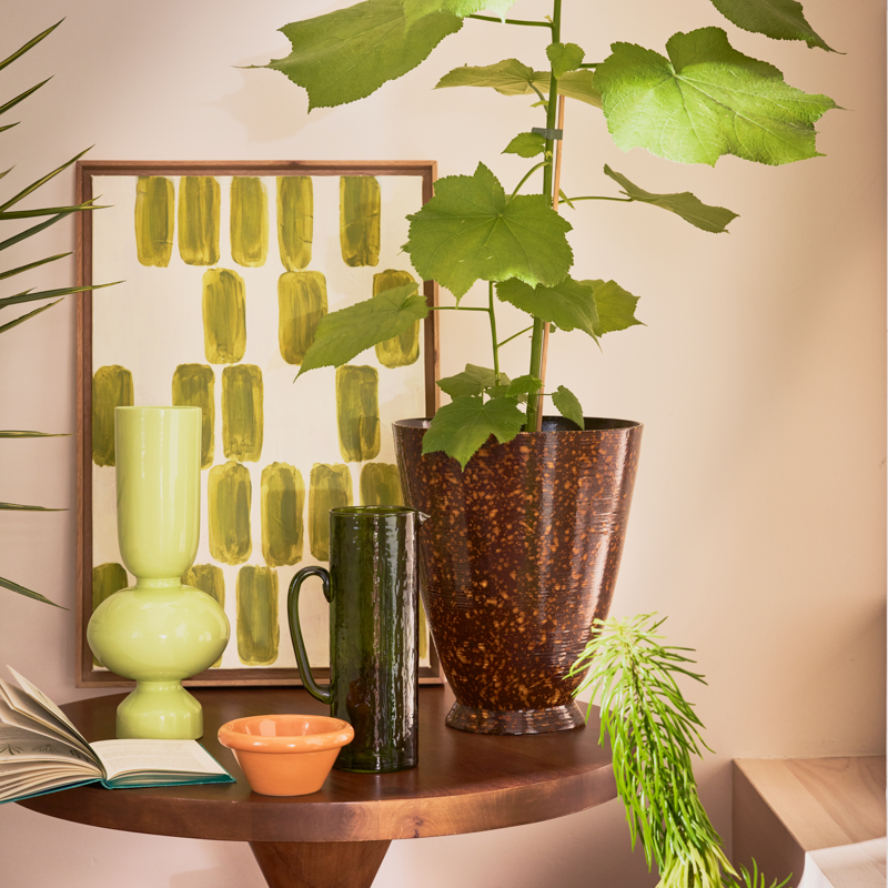 Wazon ceramiczny NIKA limonkowy