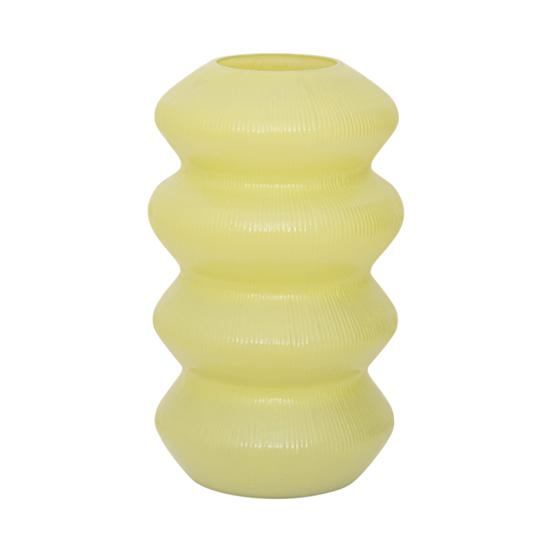 Glasvase LILY limettengrün