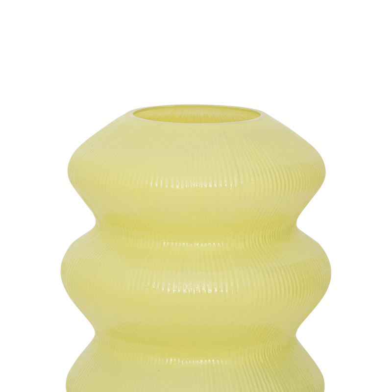 Glasvase LILY limettengrün