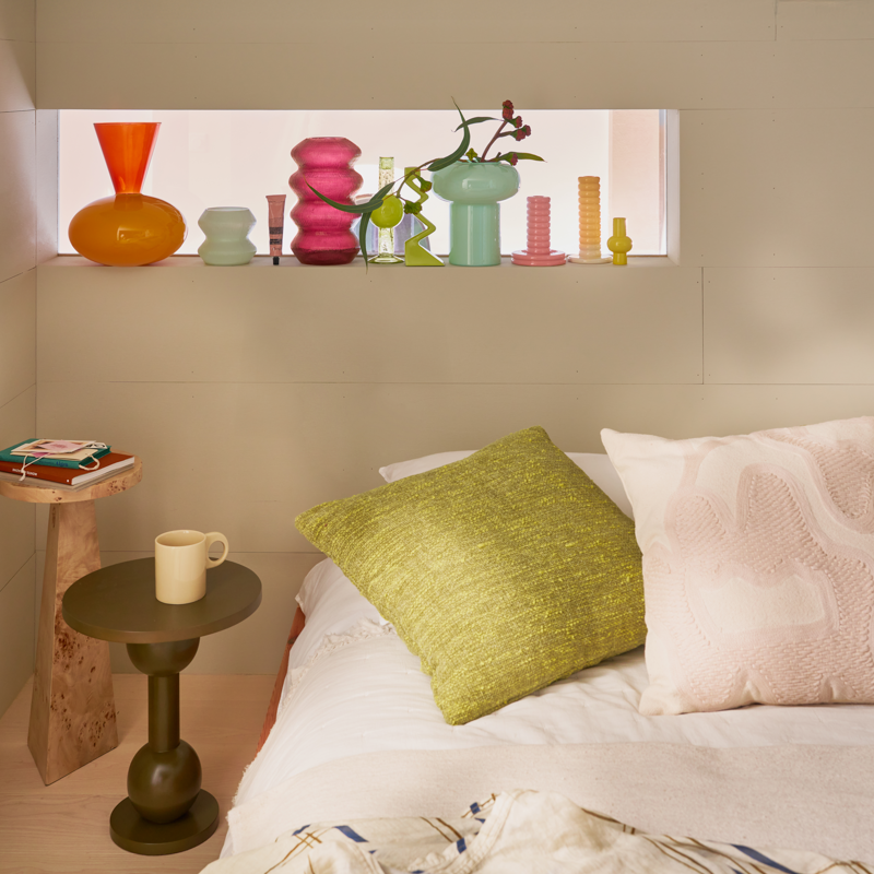 Stolik boczny MOTA fornir burl