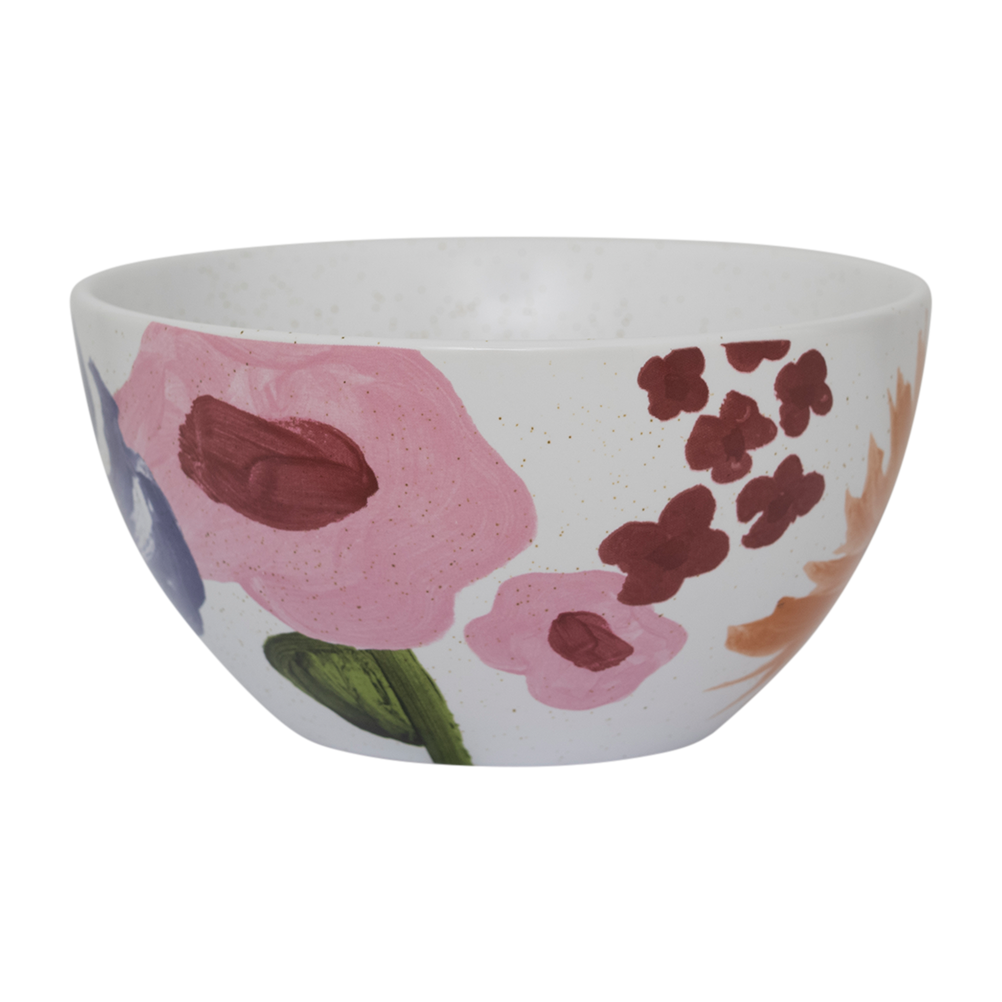 Miska ceramiczna HANAKO motyw roślinny