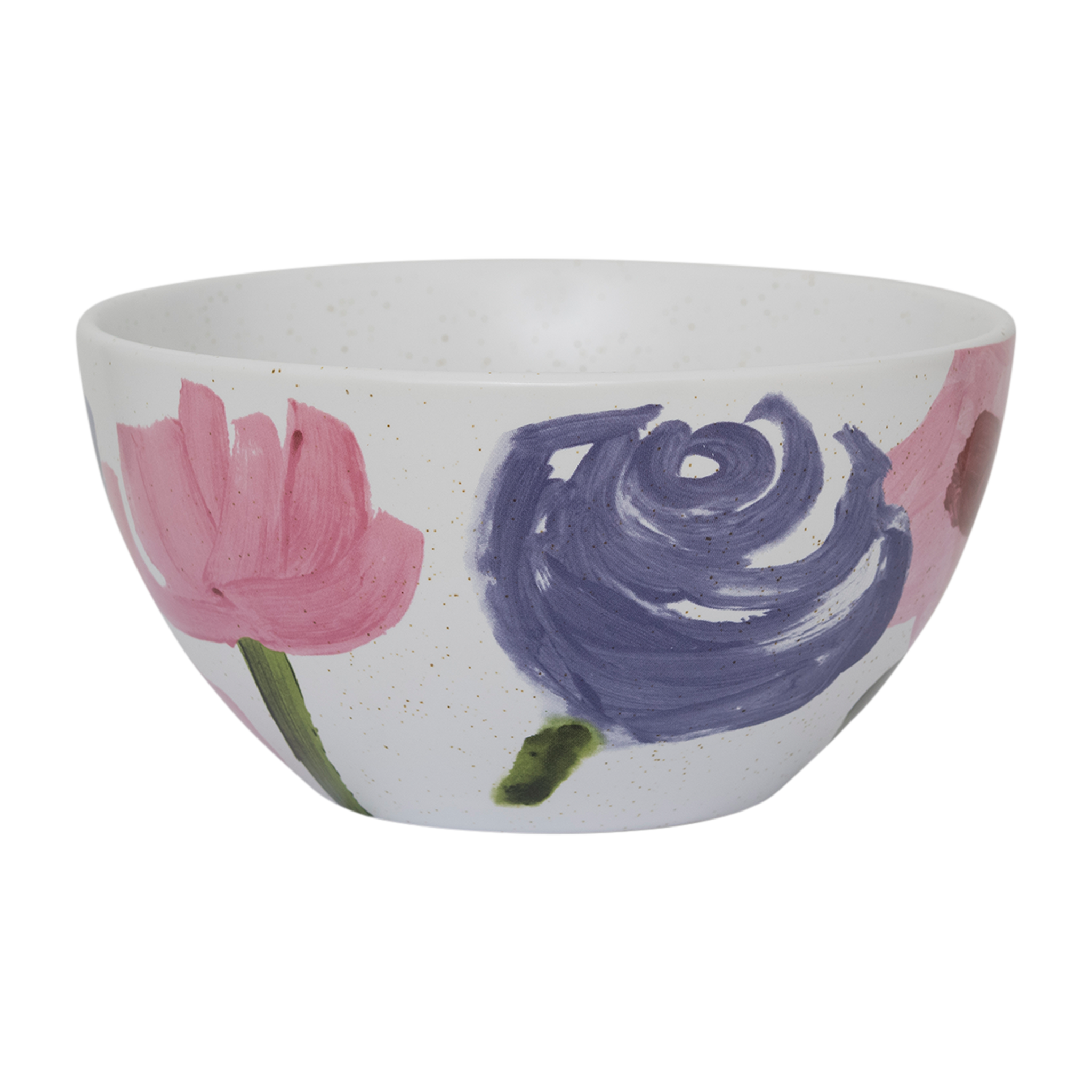 Miska ceramiczna HANAKO motyw roślinny
