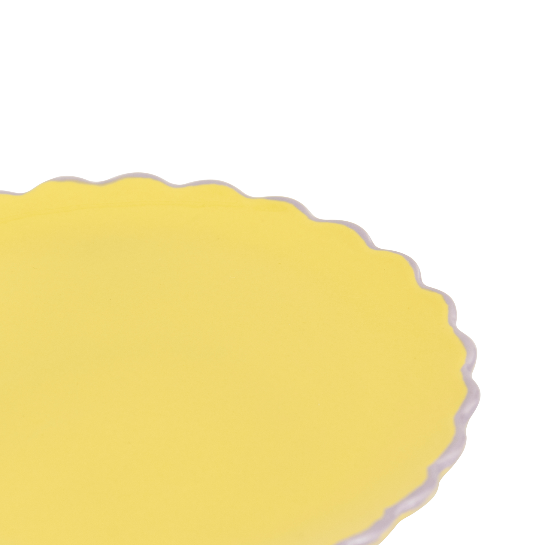 Dessertteller GOOD MORNING gelbe Keramik