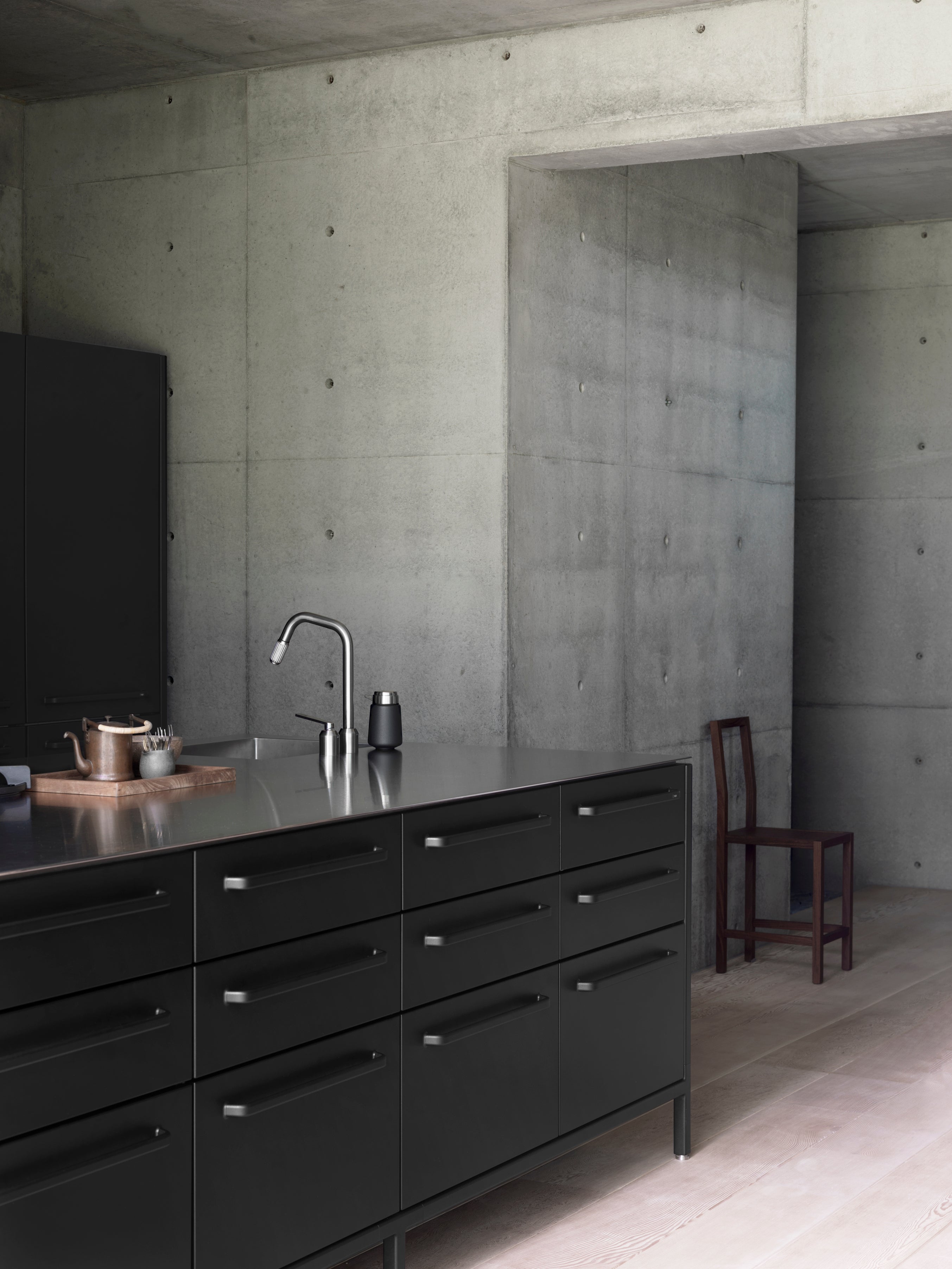 Bateria kuchenna VIPP stal nierdzewna