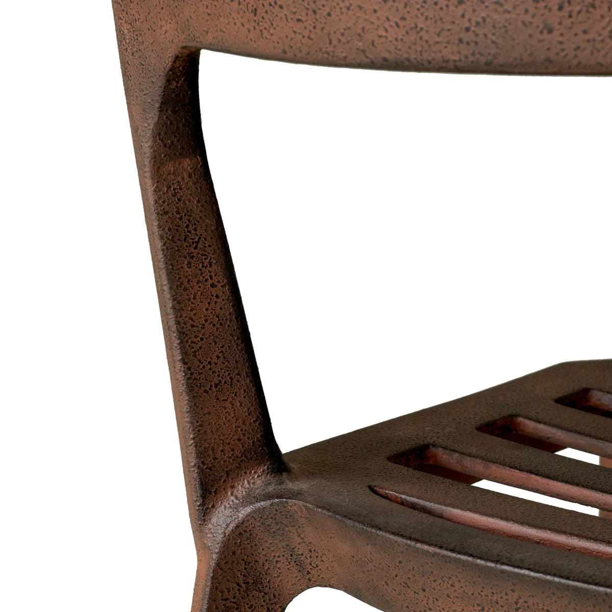 Quentin chair oxidized aluminum [OLA] [Amelia SPR/improved description]
