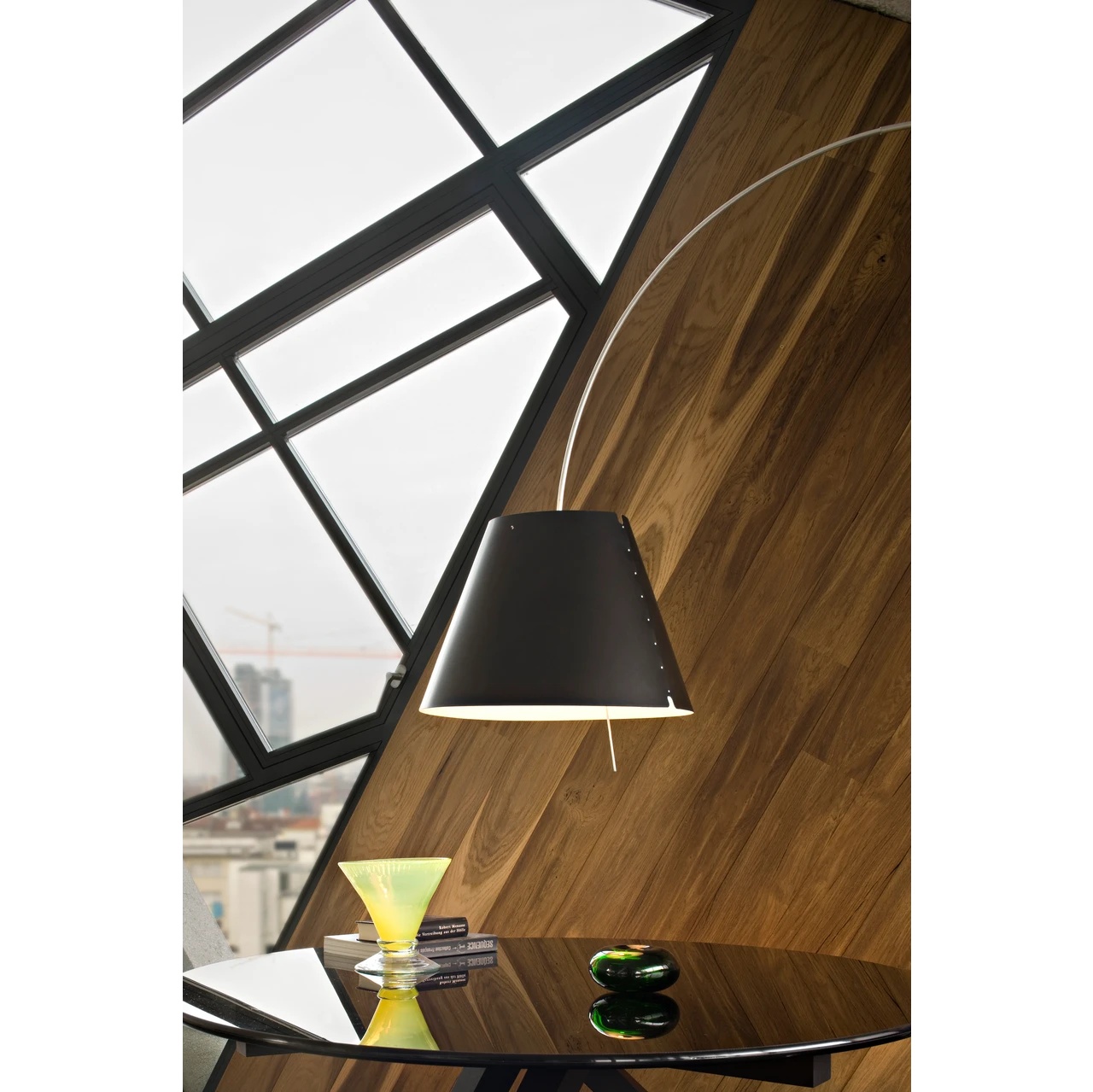 Wall lamp with arm LADY COSTANZA black