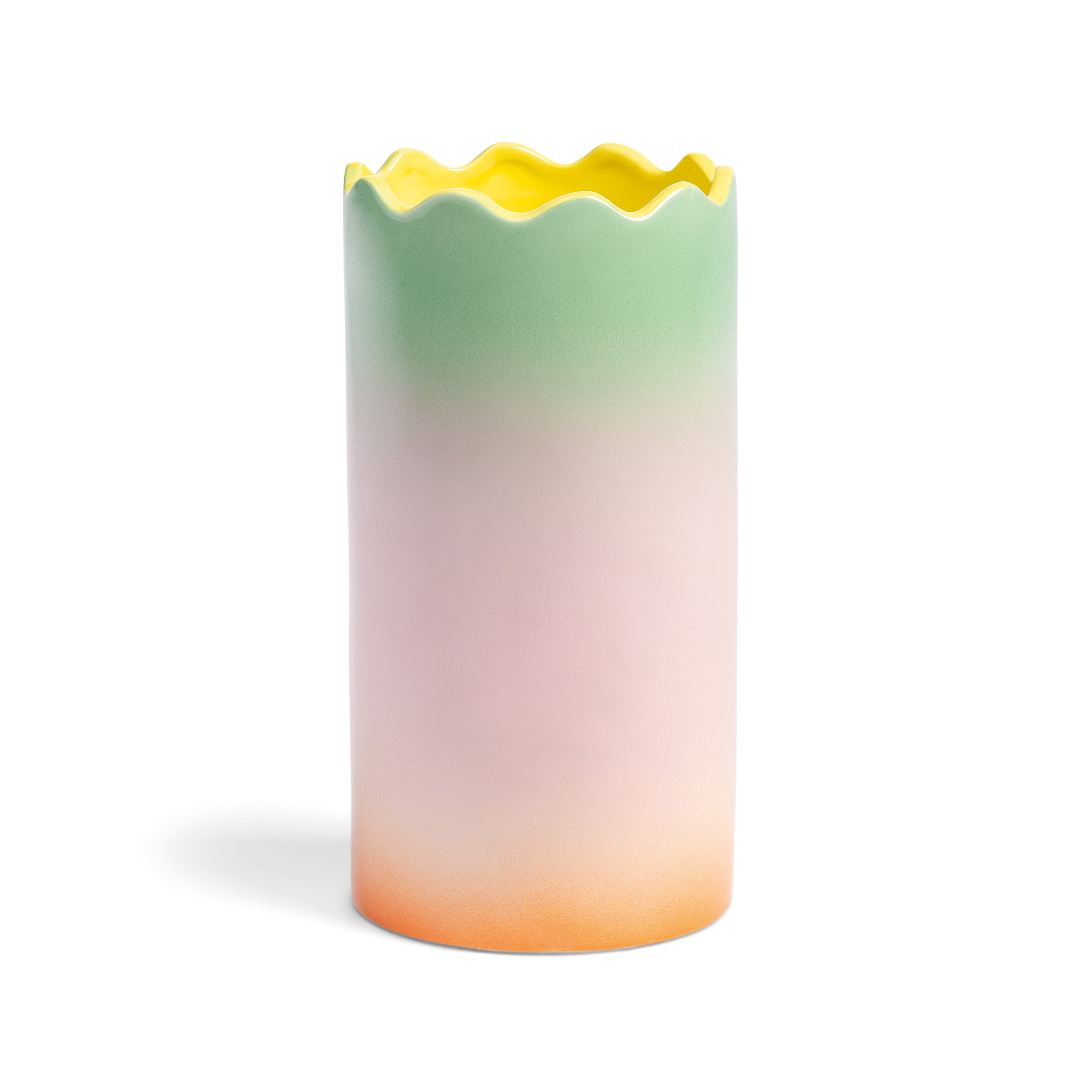 Vase FADE lila-orange Farbverlauf