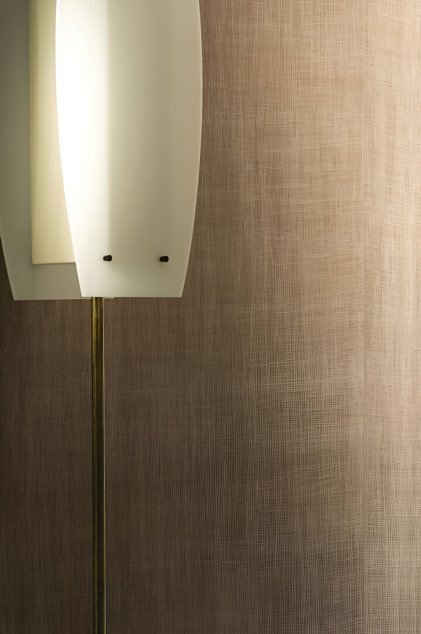 Textile wallpaper with a metallic structure HEMERA - DARK GREEN KAKI