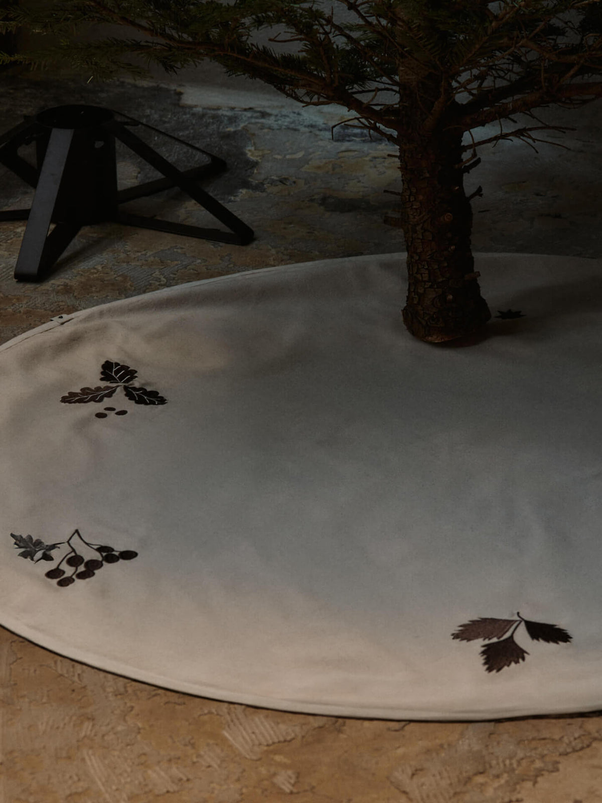 Mata pod choinkę OAK naturalna – ujęcie 2