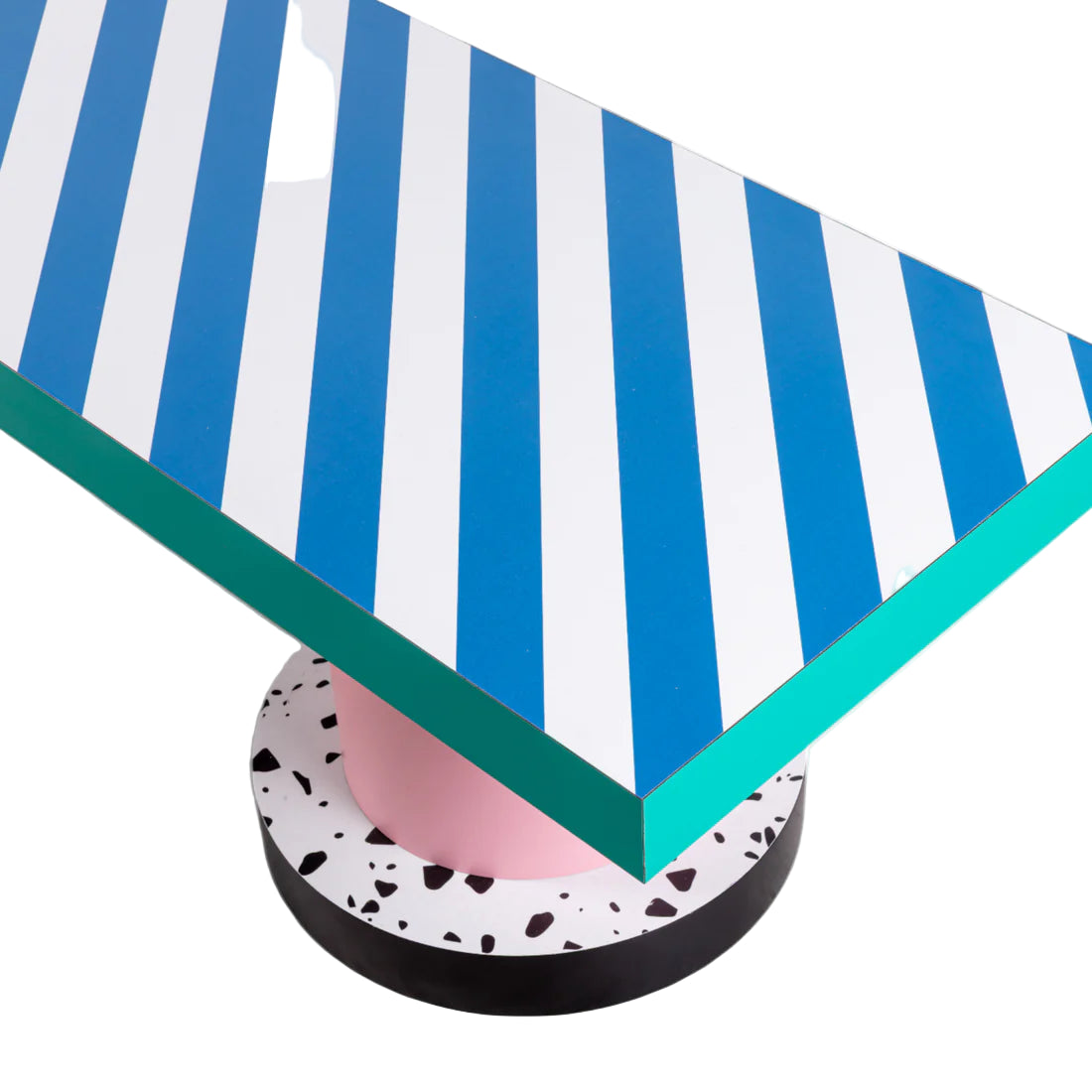 Ławka SUPERBENCH BLUE STRIPES niebieski z różówym