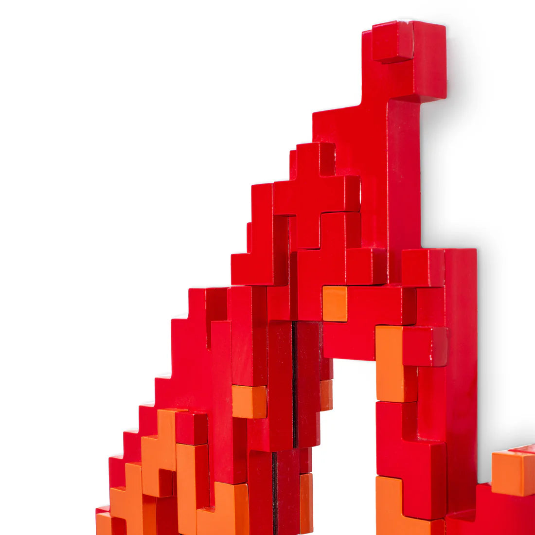 Lustro PIXEL - FLAME czerwony