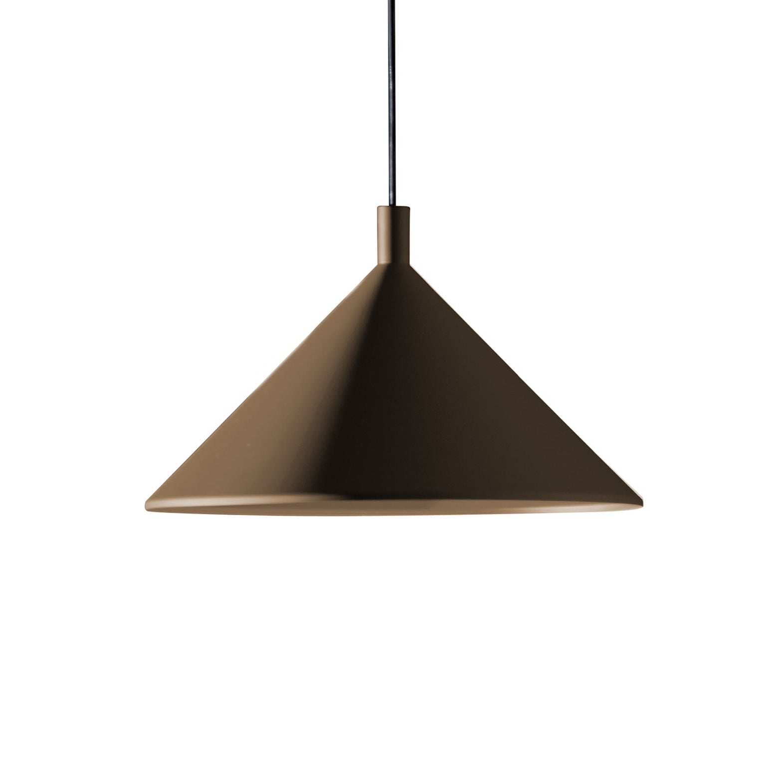 Lampa wisząca CONO matowy brązowy