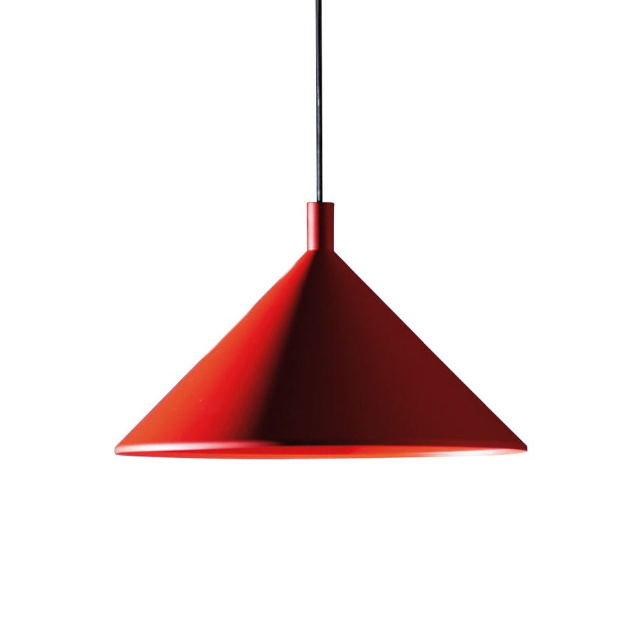 Lampa wisząca CONO połyskujący czerwony