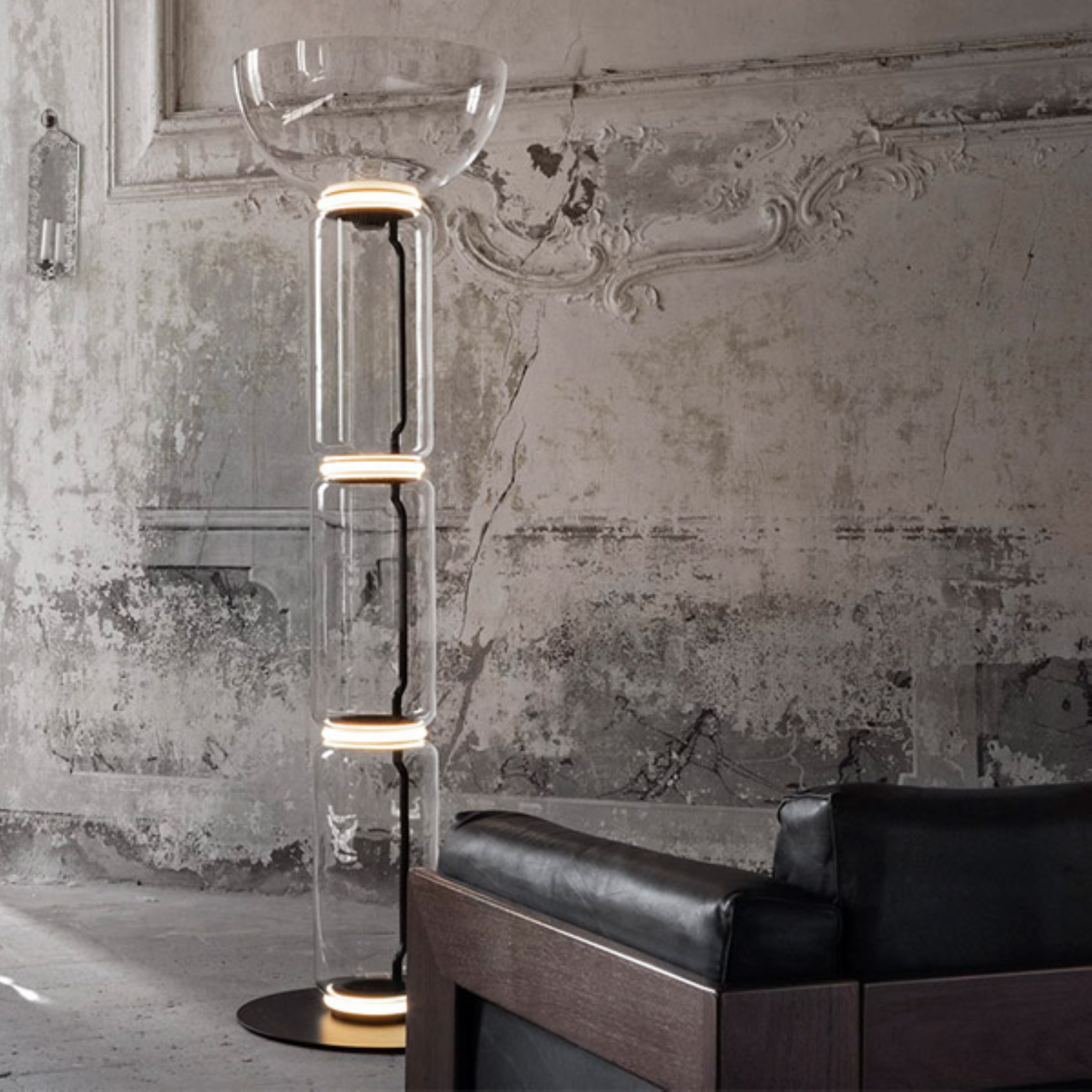 Stehlampe NOCTAMBULE BOWL Glas