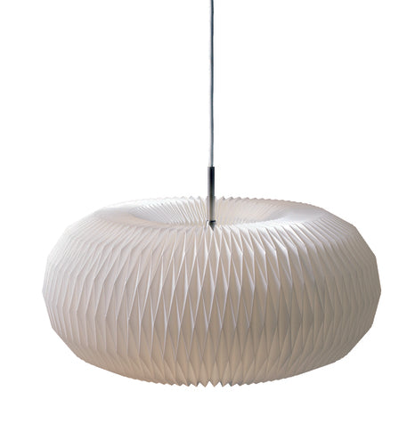 Lampa wisząca MODEL 195 DONUT biały ze srebrnym