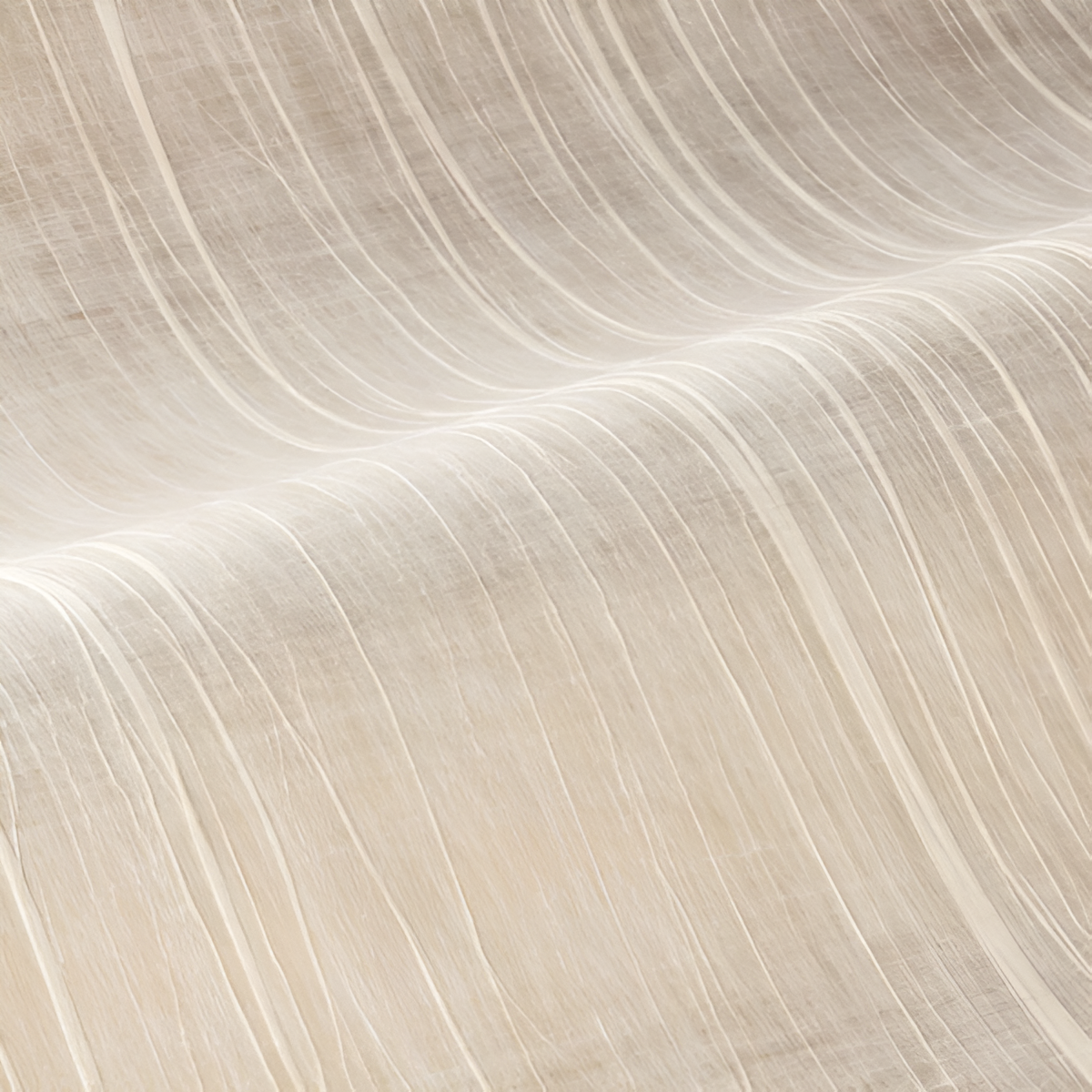 Pleated Structural Textile Wallpaper RAI - POWDER BEIGE