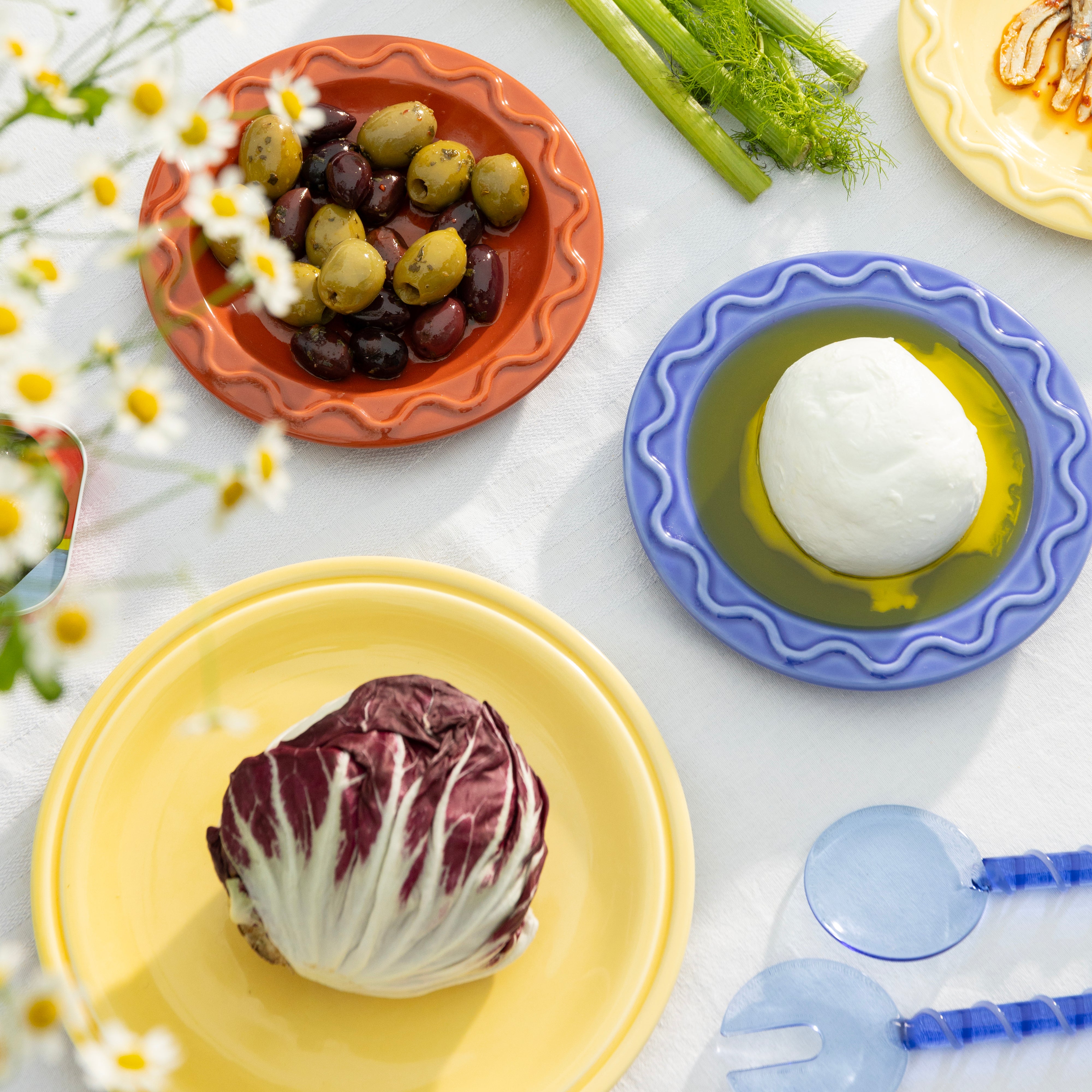 Zestaw talerzy śniadaniowych MOCHI żółty