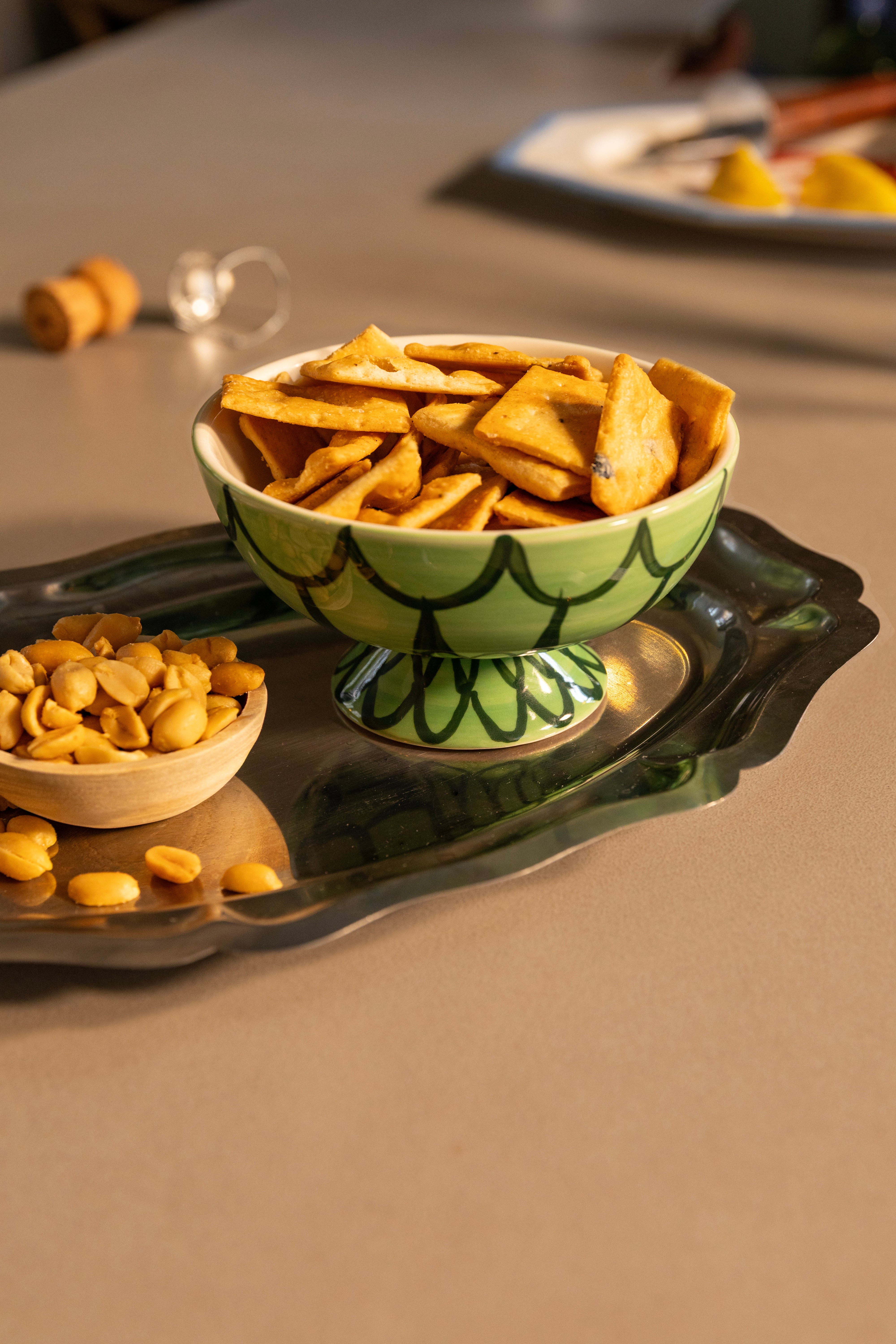 Zestaw misek SIRENE zielony z białym