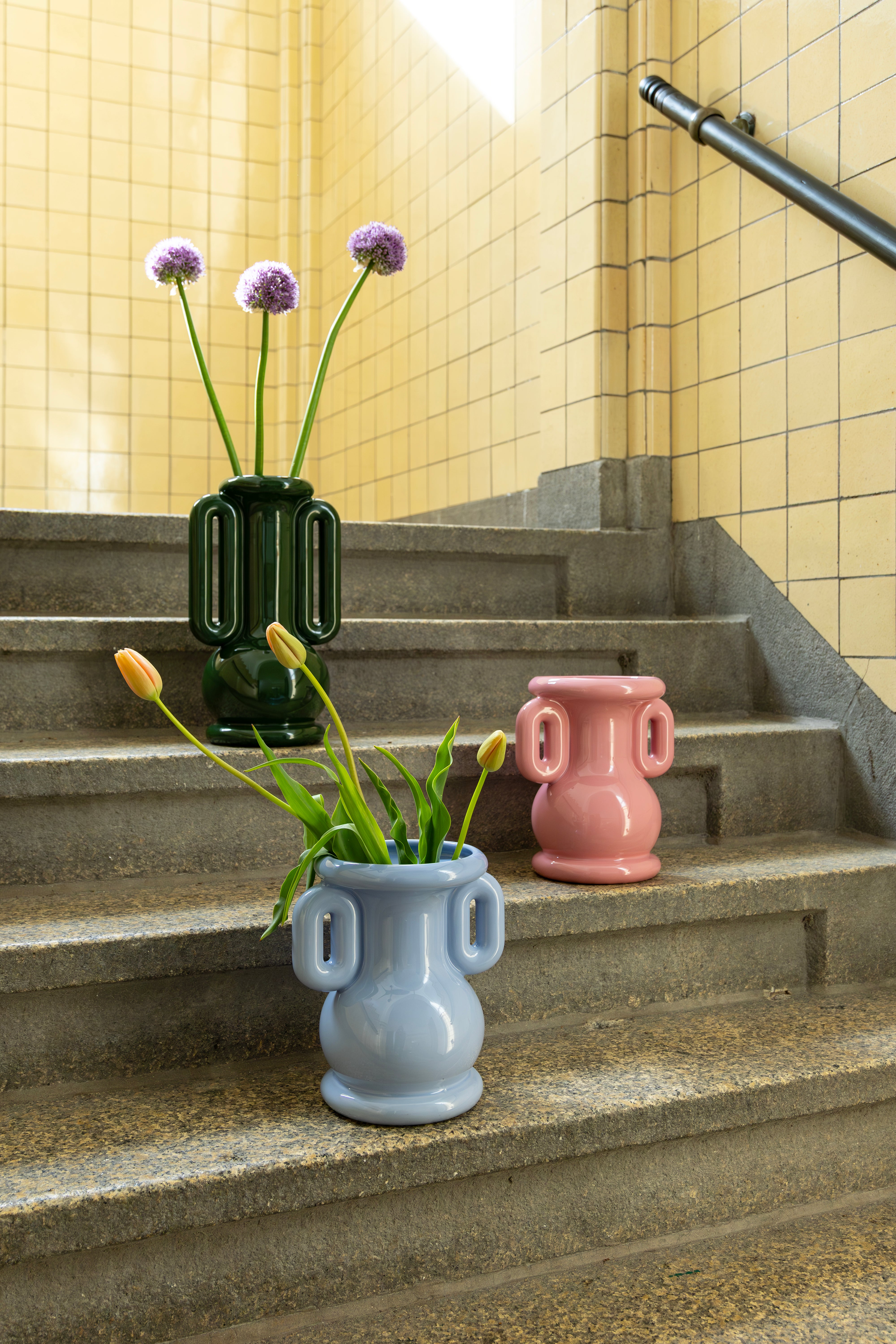 Vase AMFORA rosa