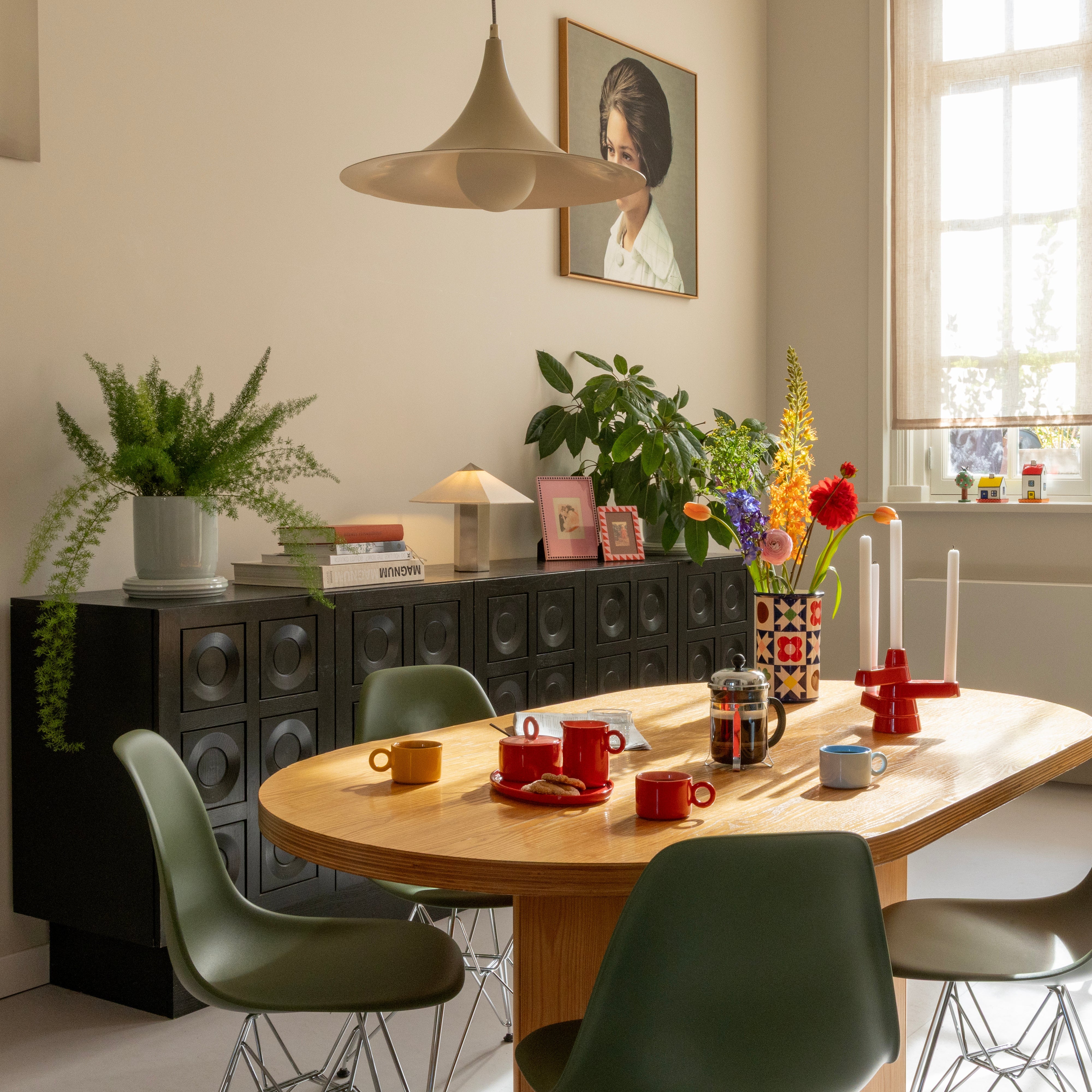 Zestaw filiżanek CHIQUITO żółta porcelana