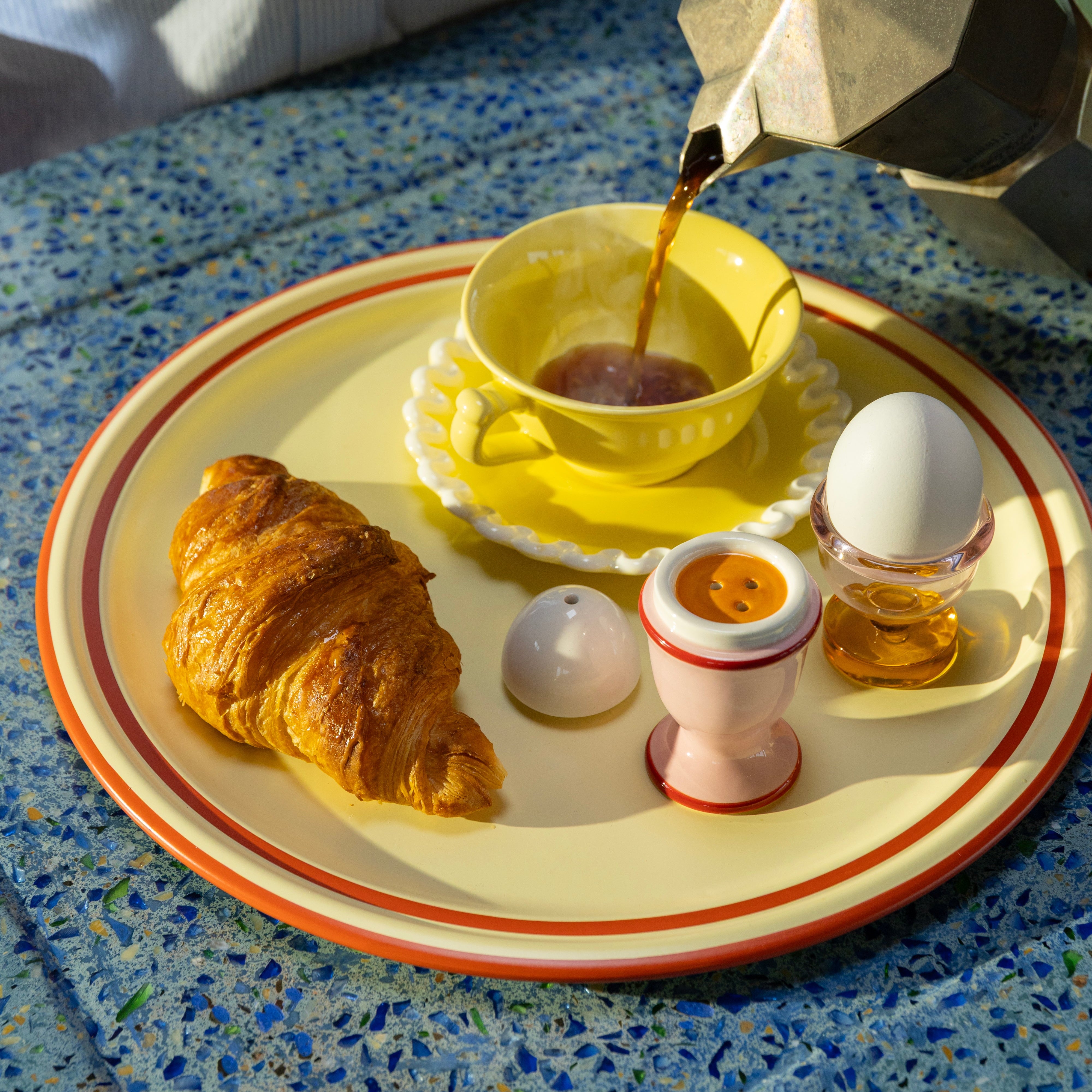 Taca VANO gelb mit rot