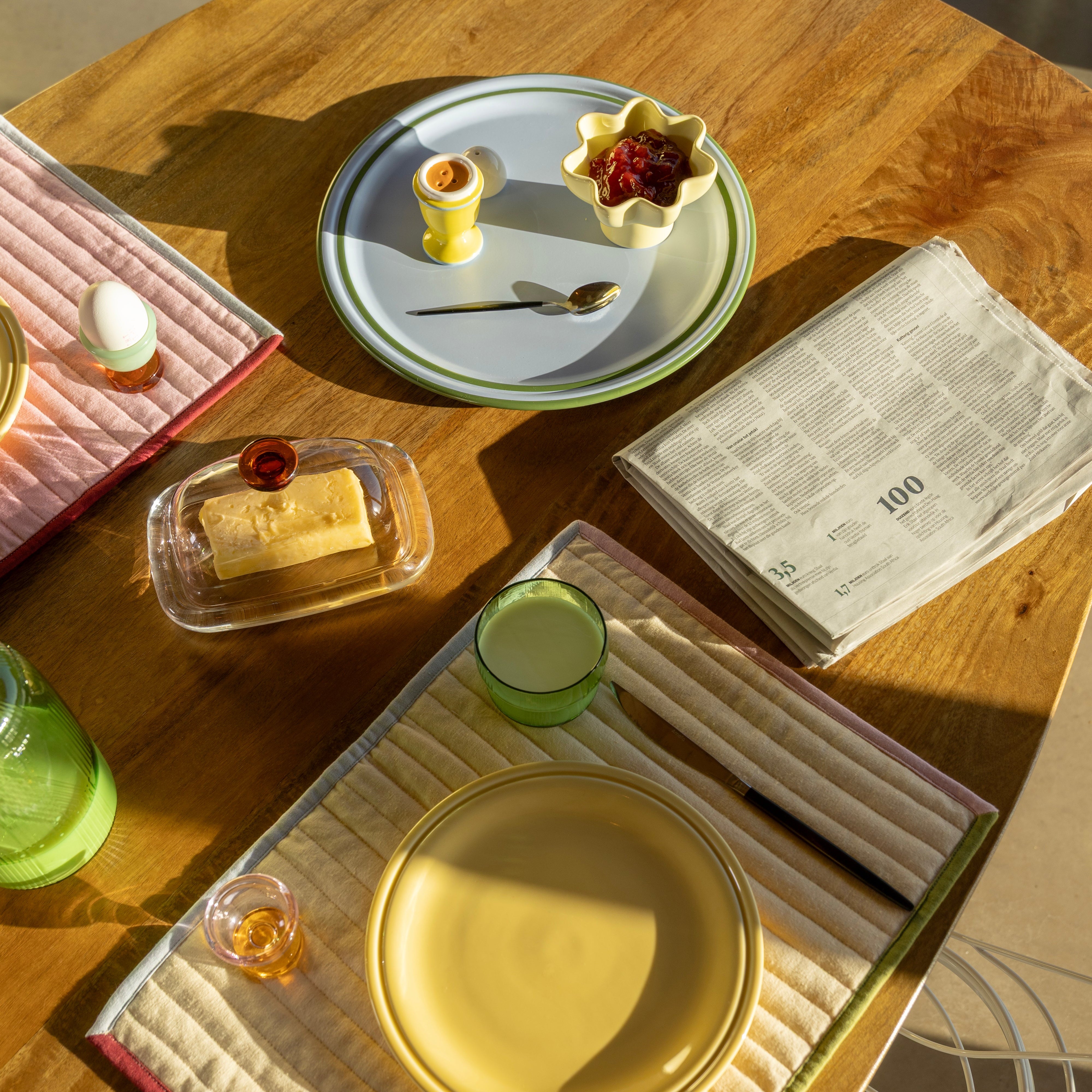 Maselniczka CANTINE różowy z bursztynowym