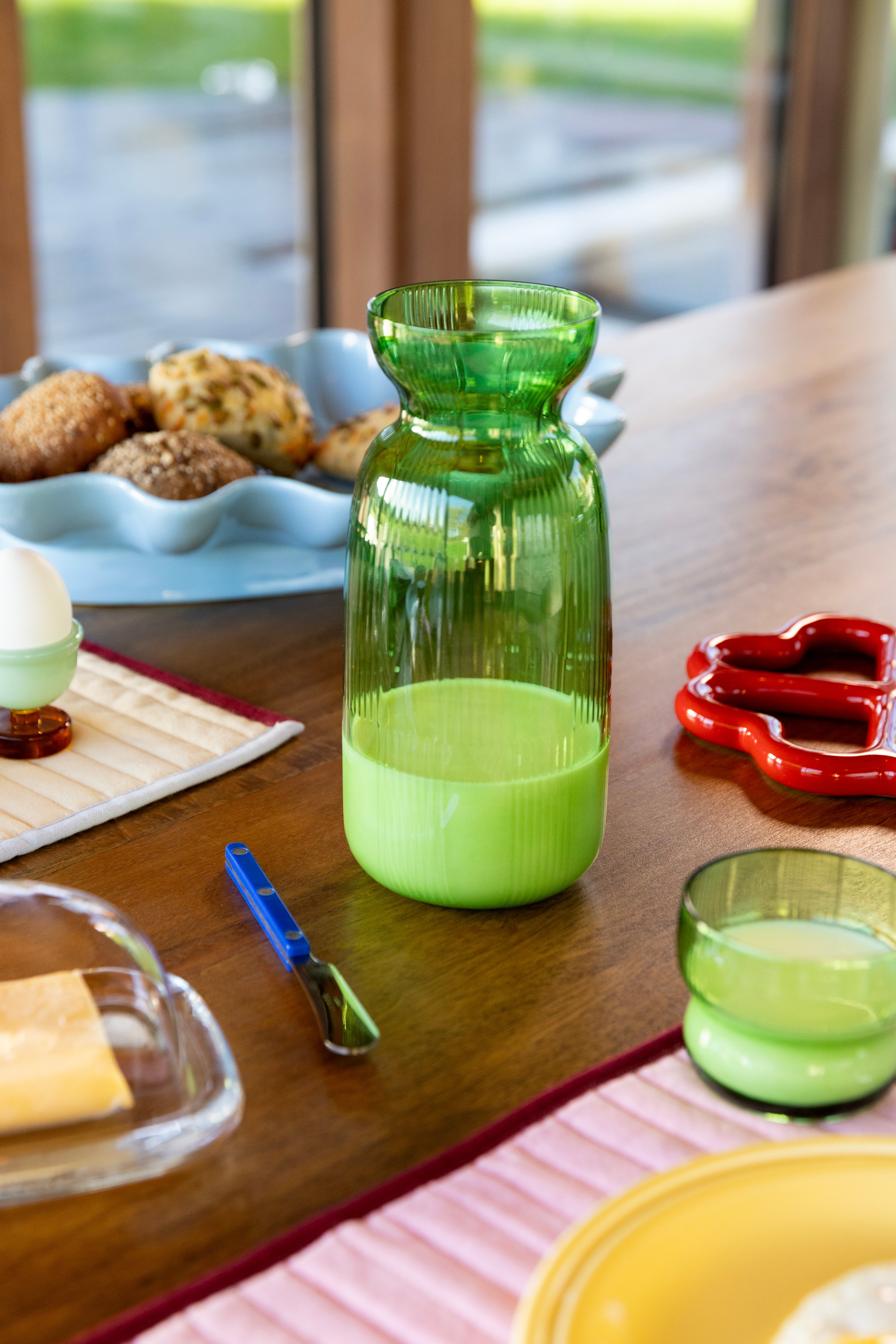 Karafka CIRCUS zielone szkło