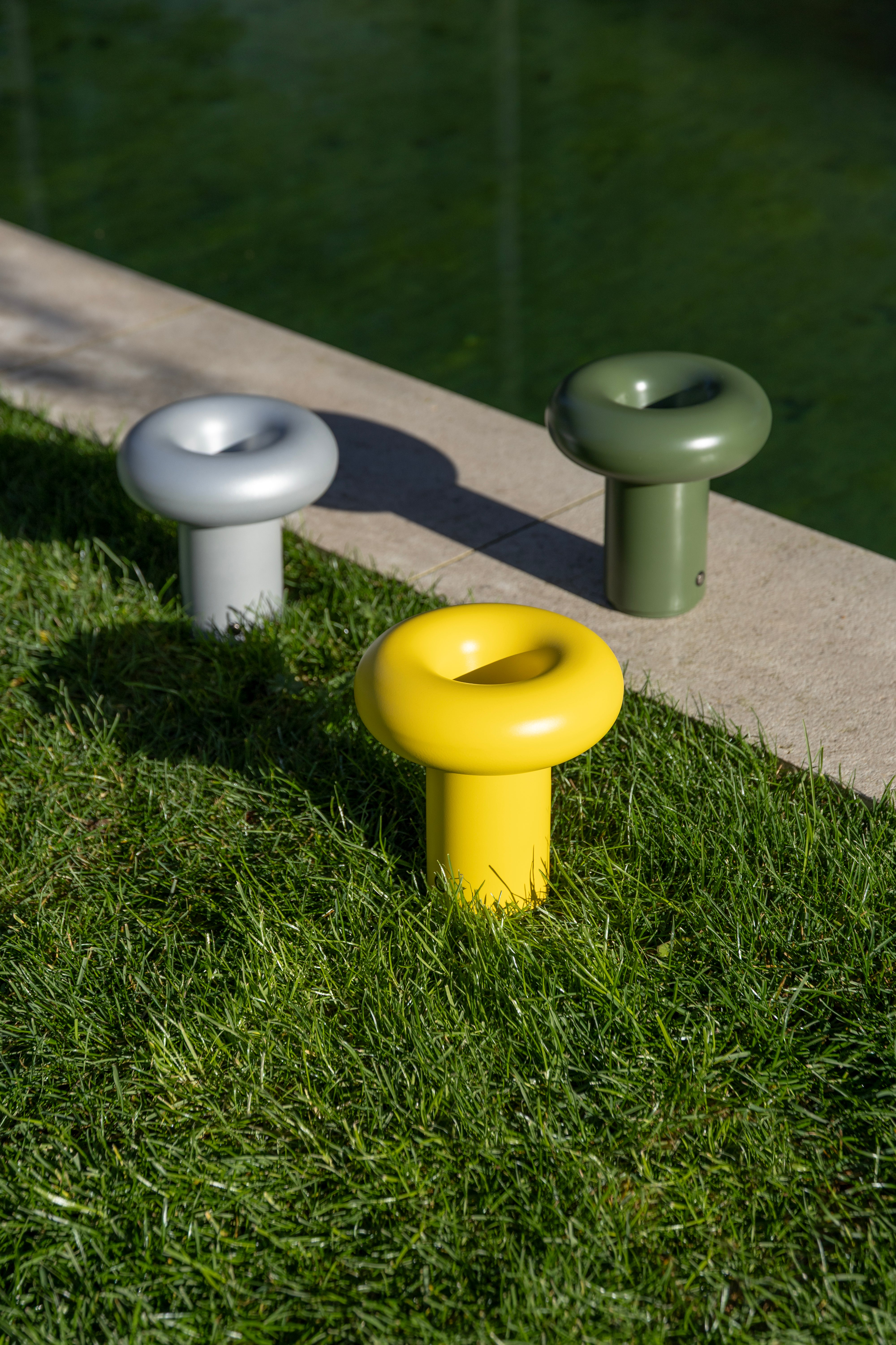 Lampa przenośna GLIMPSE ciemnozielony