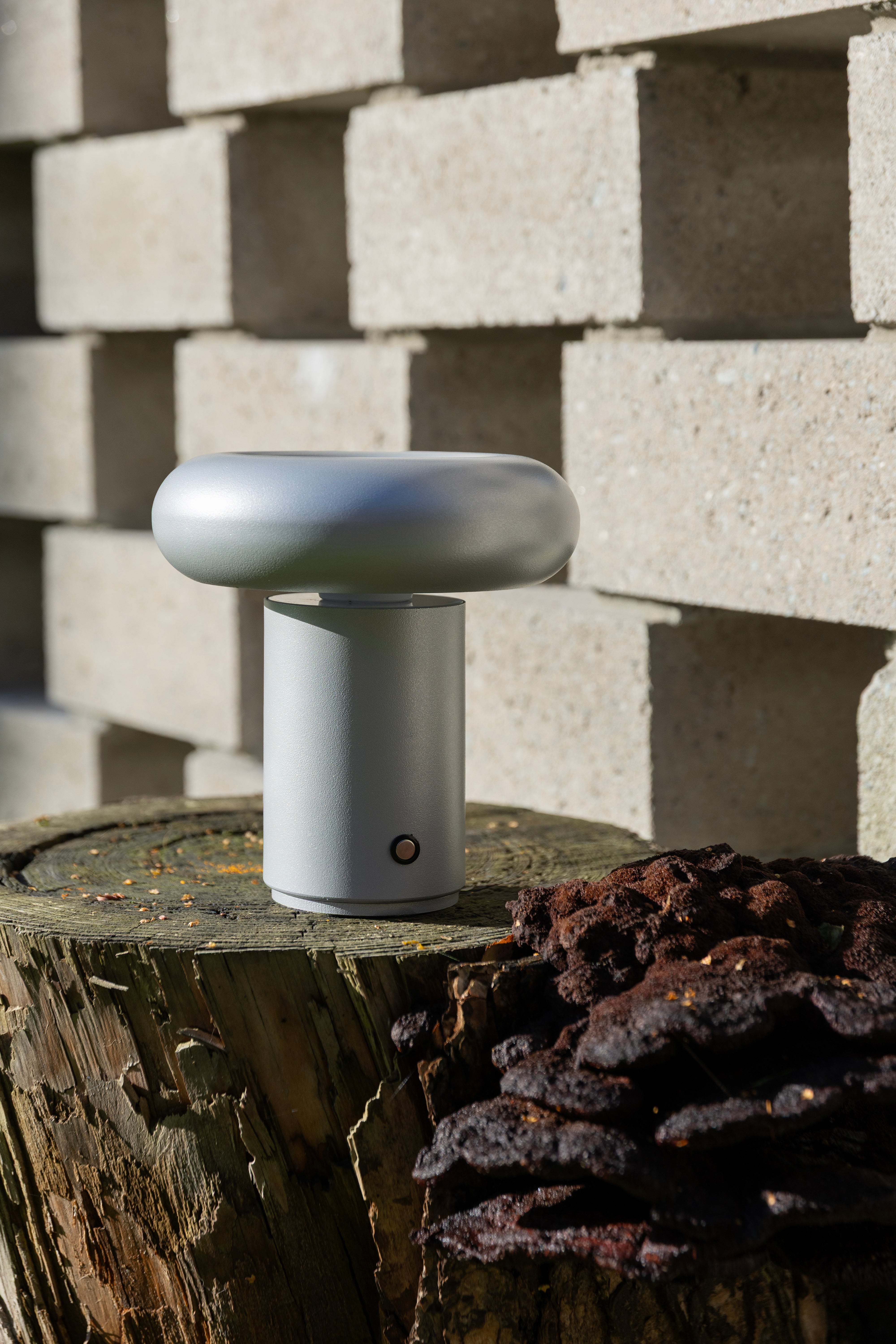 Tragbare Lampe GLIMPSE silber