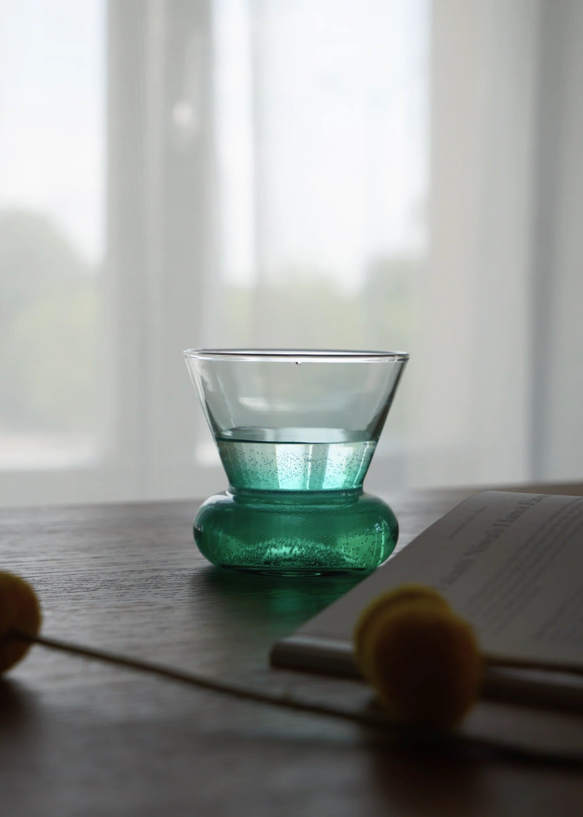 ORIO Glass Green Blown Glass Cup