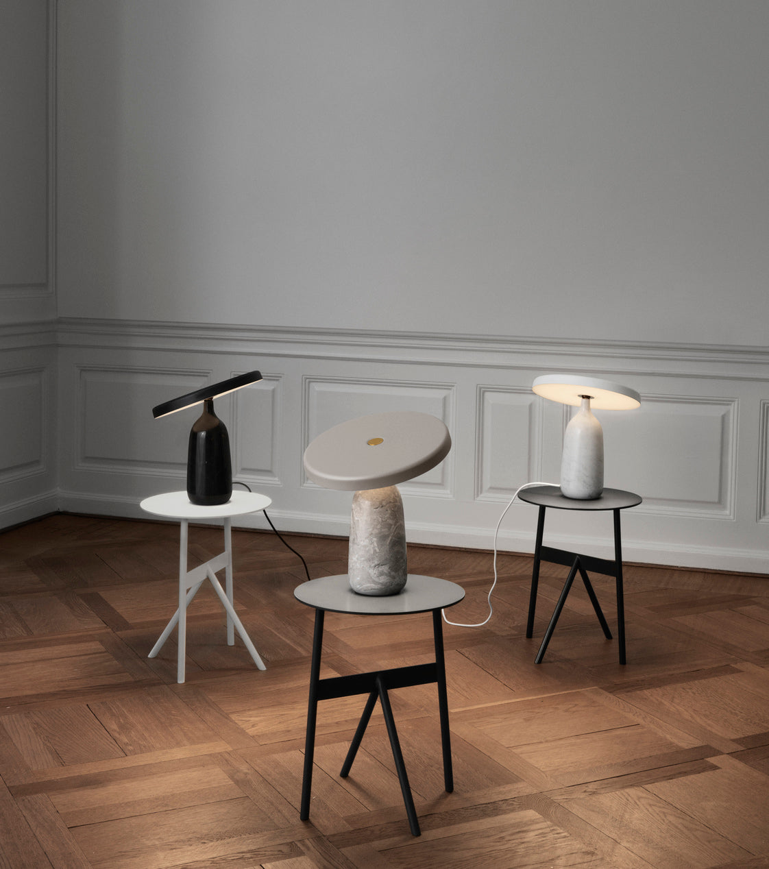 Lampa stołowa EDDY biały