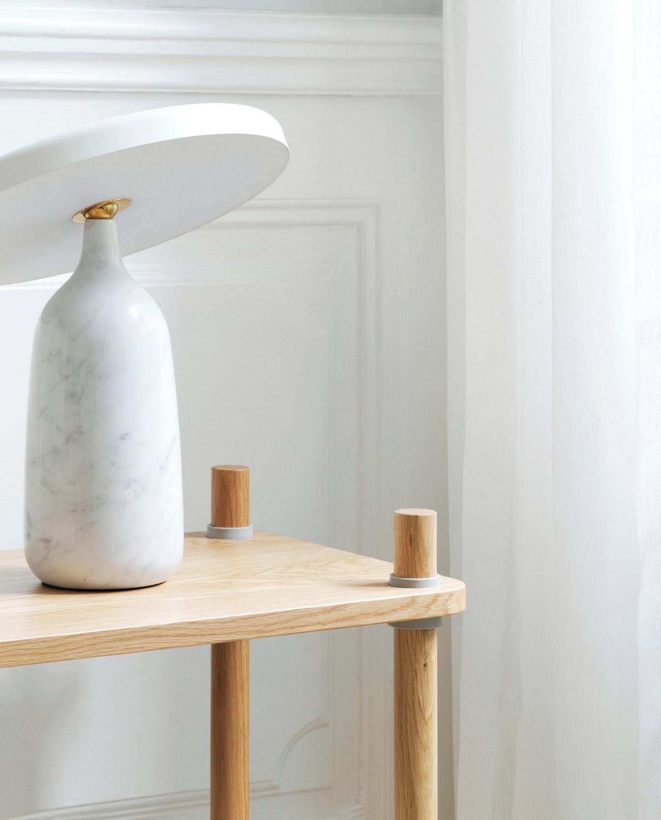 Lampa stołowa EDDY biały