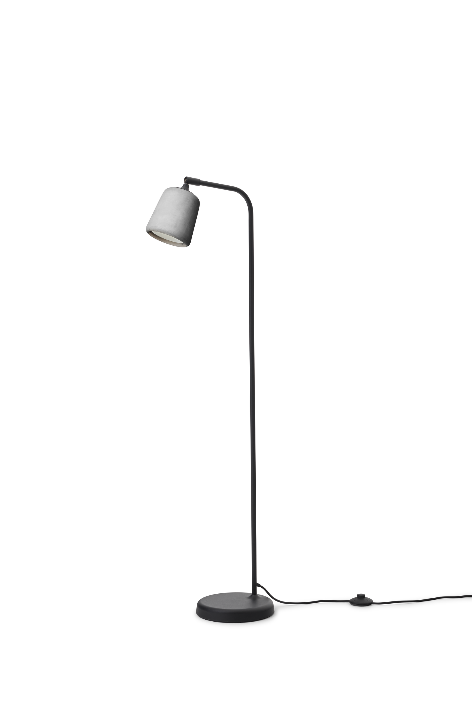 Lampa podłogowa MATERIAL jasny cement