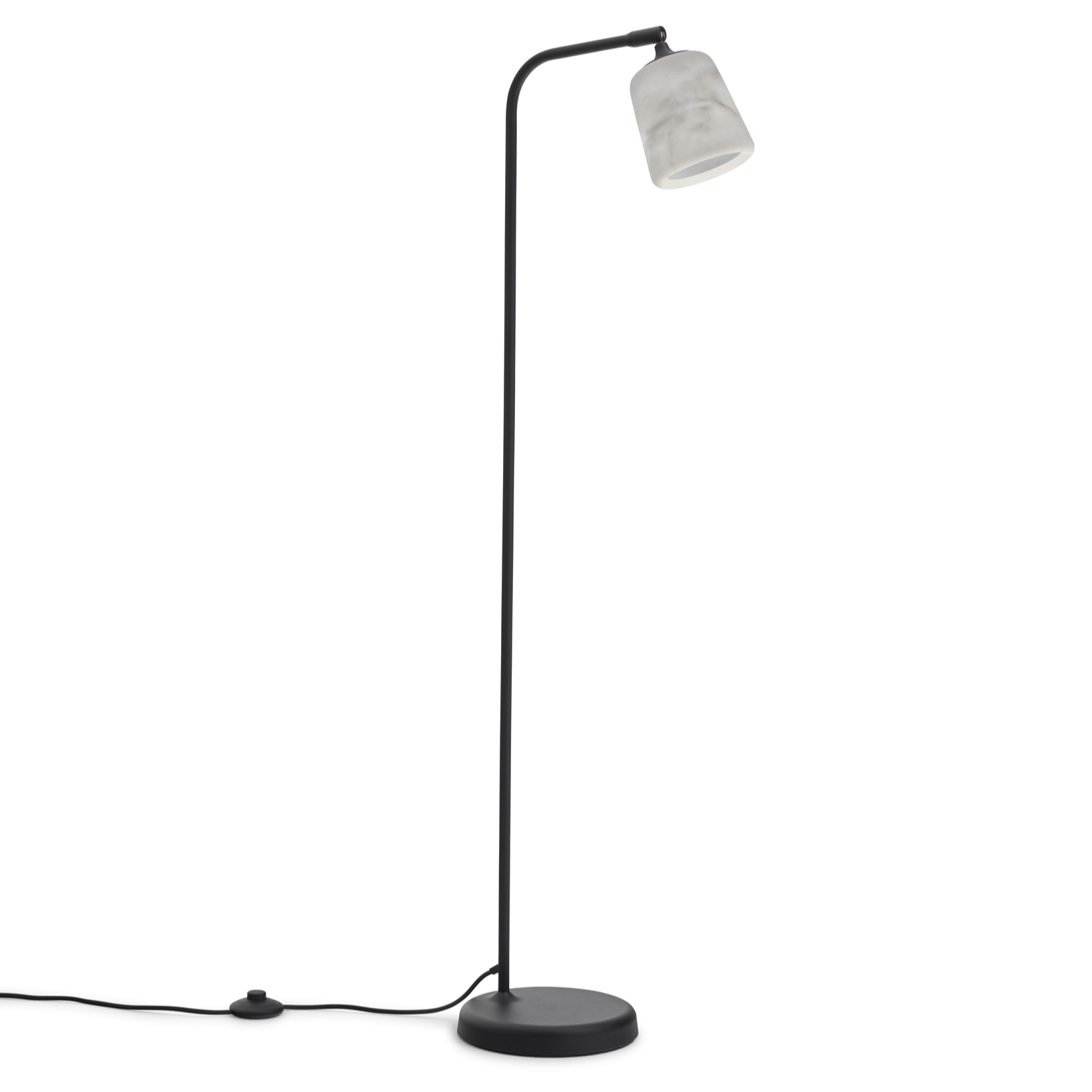 Lampa podłogowa MATERIAL - THE BLACK SHEEP biały marmur