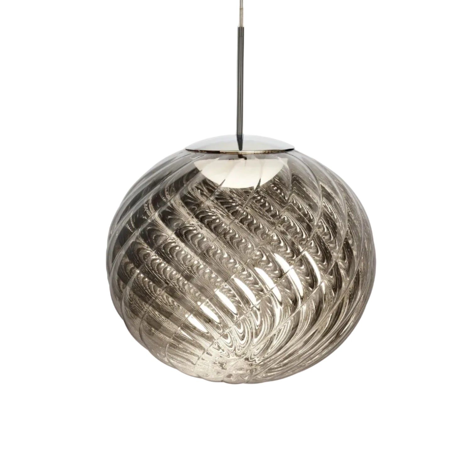 Silver WHIRL pendant lamp