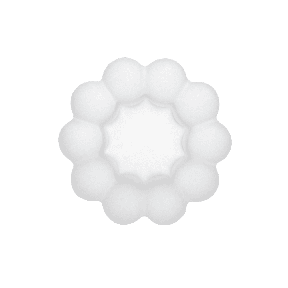 Candle holder PRESS matte glass