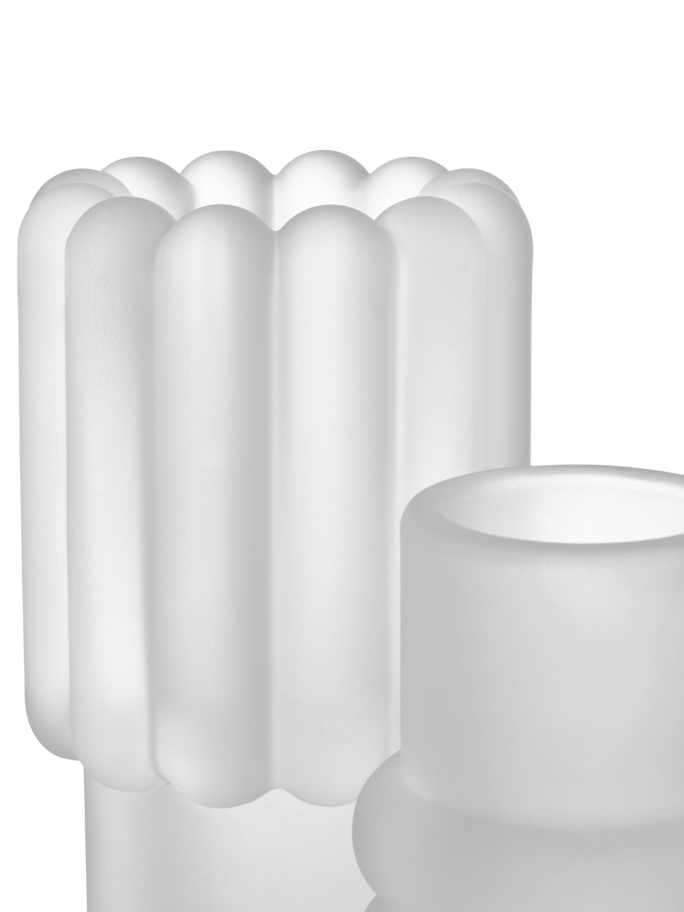 Vase PRESS matte glass