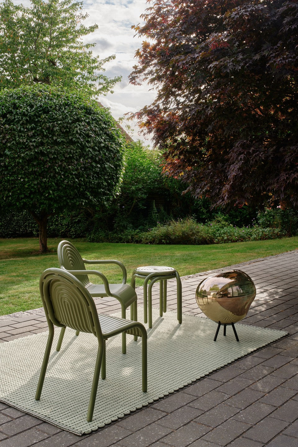 Dywan zewnętrzny CORD zielony