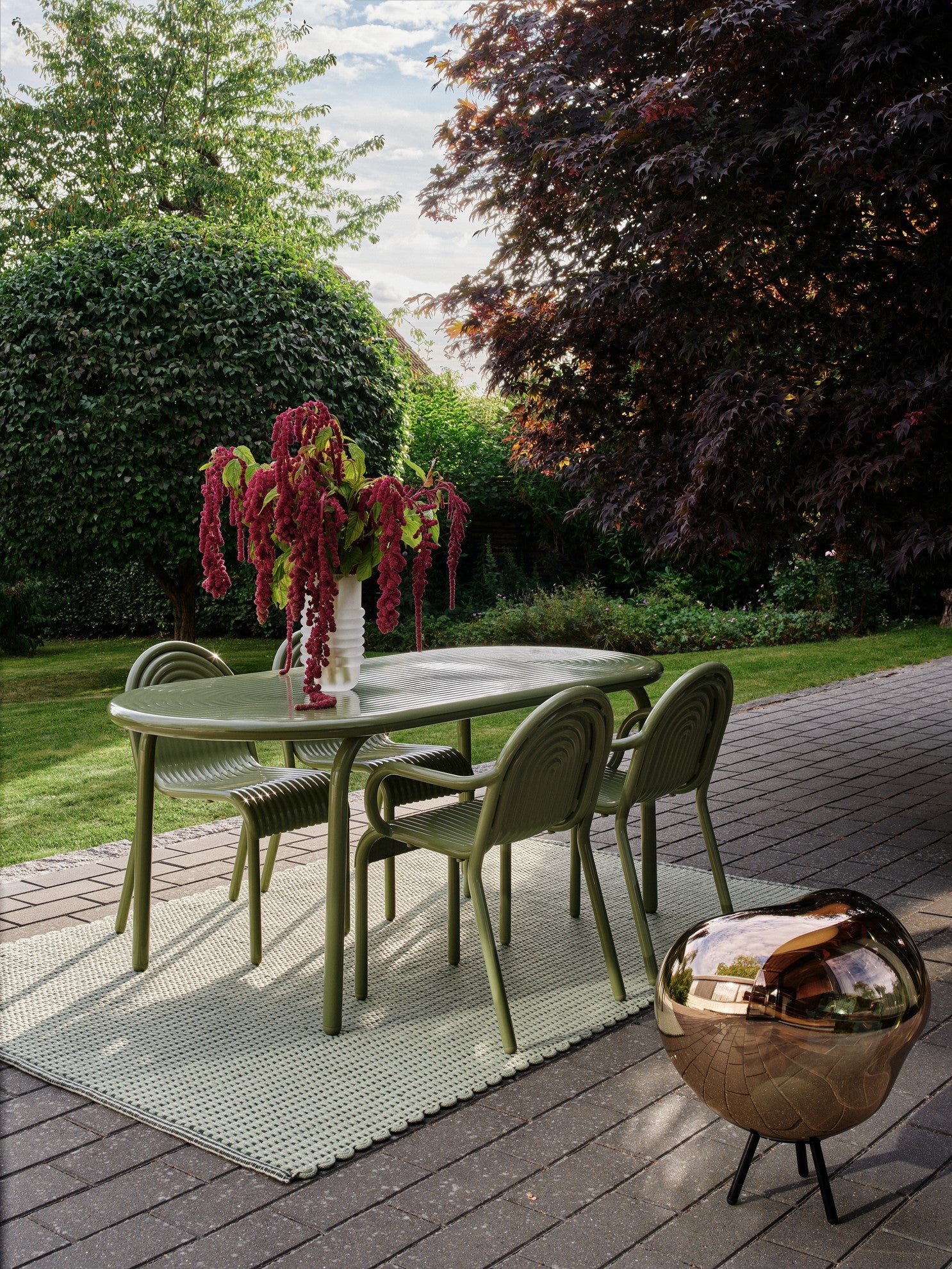 Dywan zewnętrzny CORD zielony