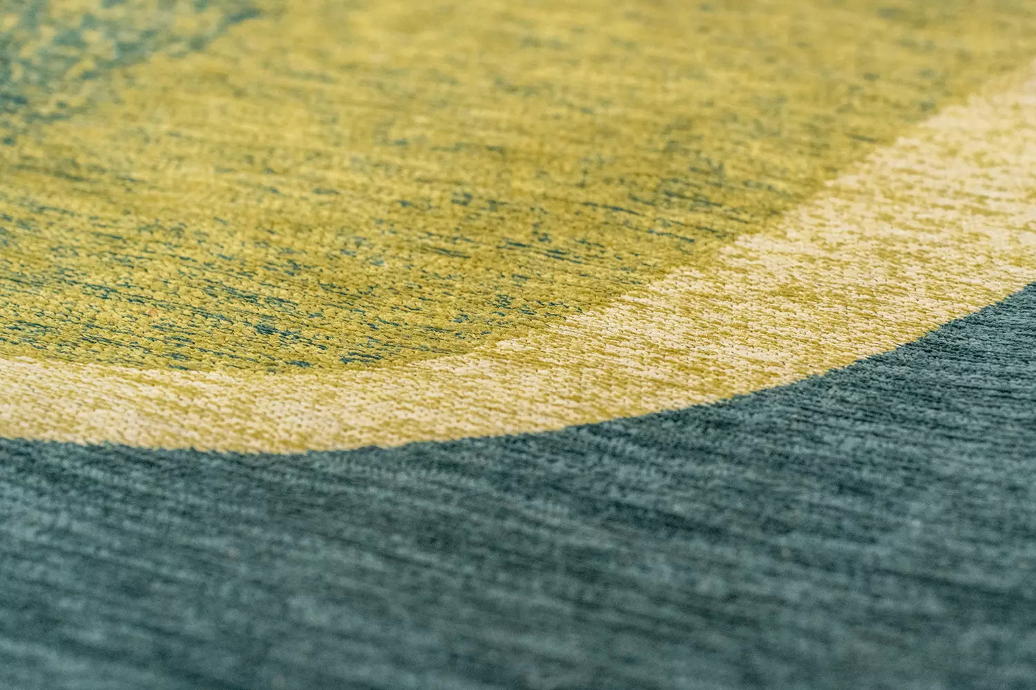 MARBLE Green Carpet with Blue and Beige