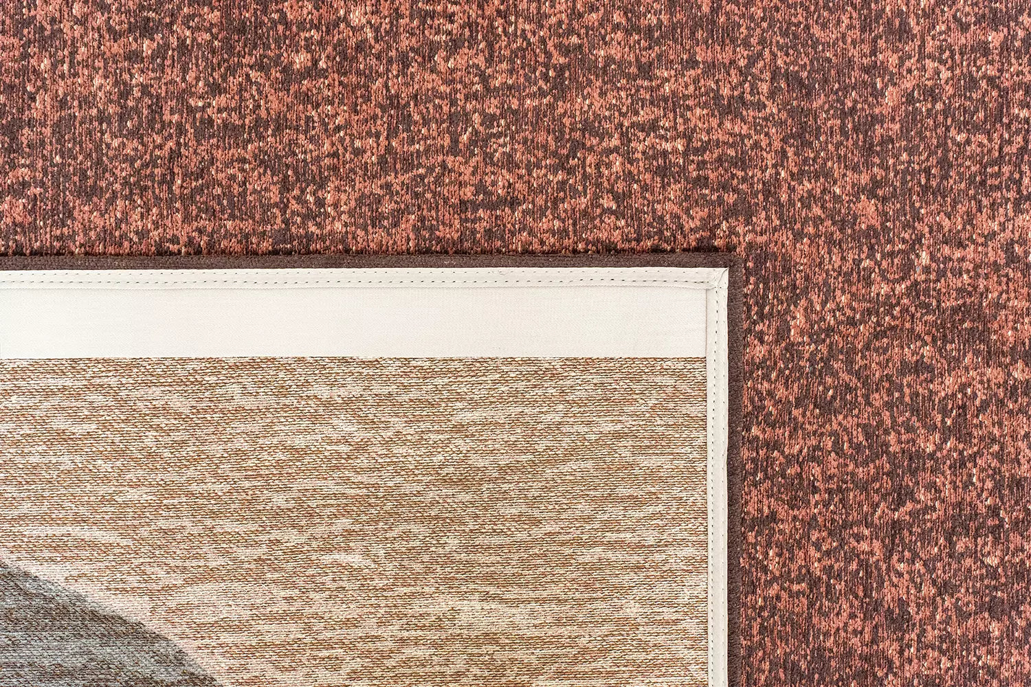 Teppich MARBLE lila mit rosa und beige